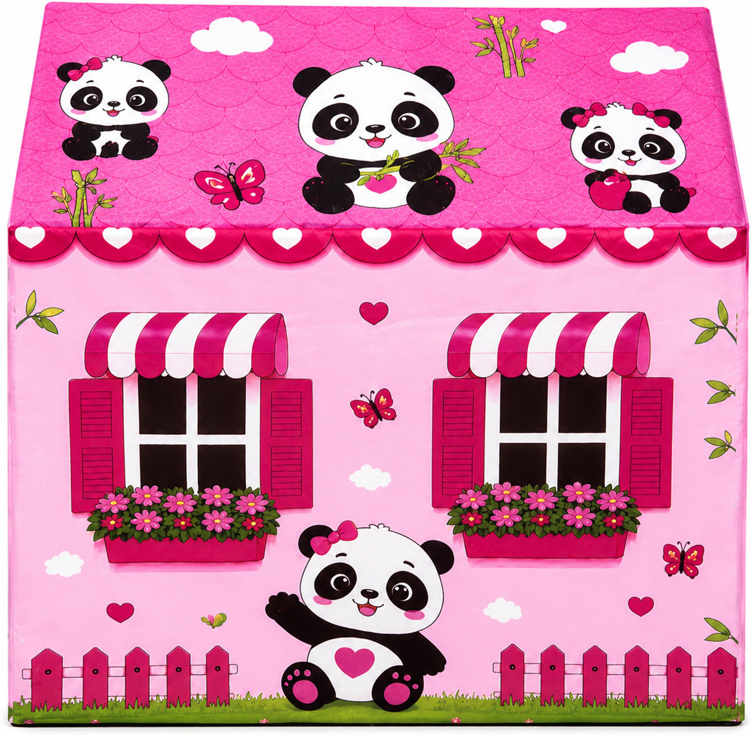 Image of HERYA ENTERPRISE pink panda new jumbo tent house for kids 10yers