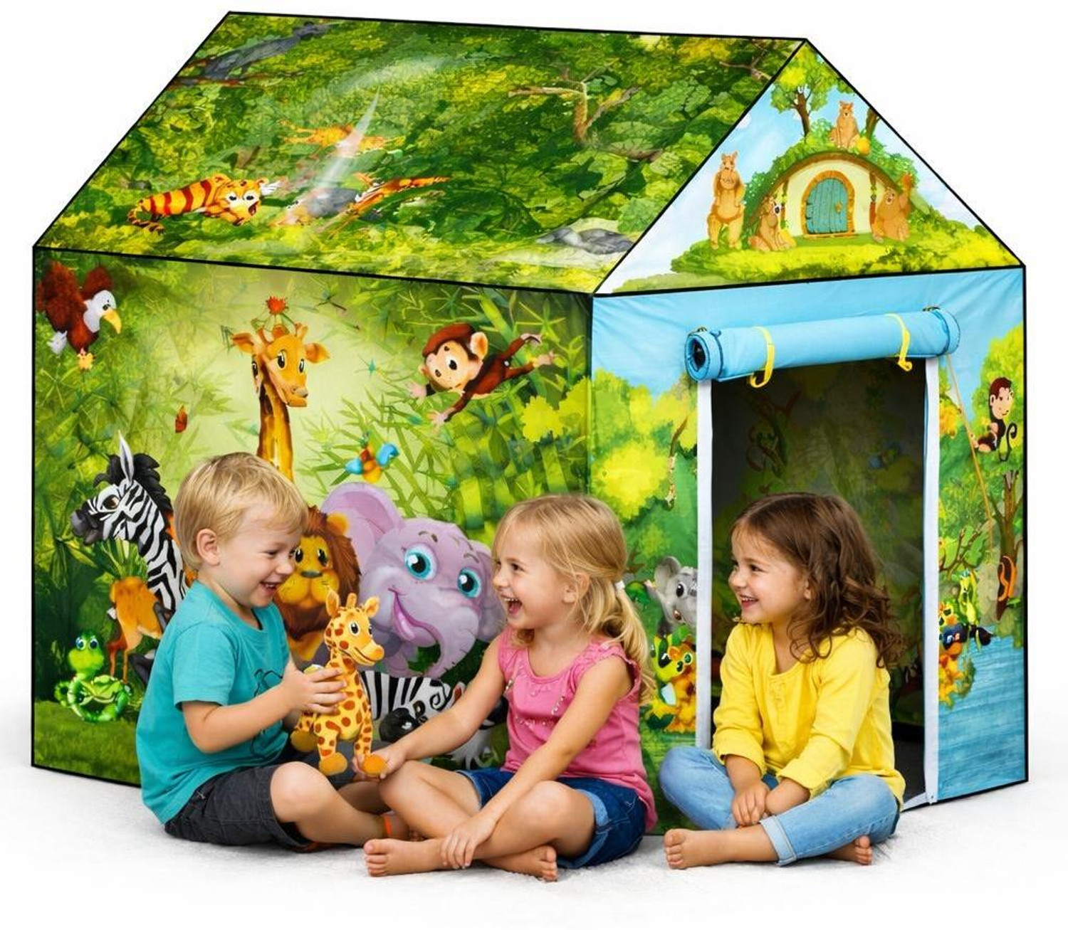 Image of cantus Tent House for Kids Jungle Tent House for 10 year boys and girls(Big Size)