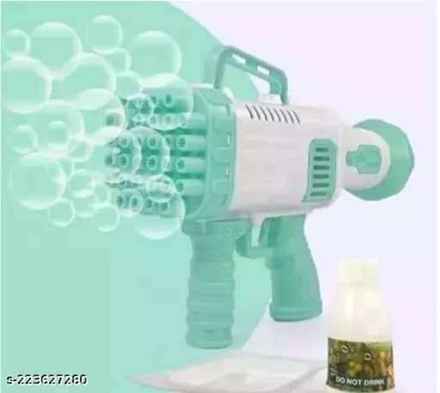 Amaflip Rocket Bubble Gun with 32 Holes for Kids(Mulit color)