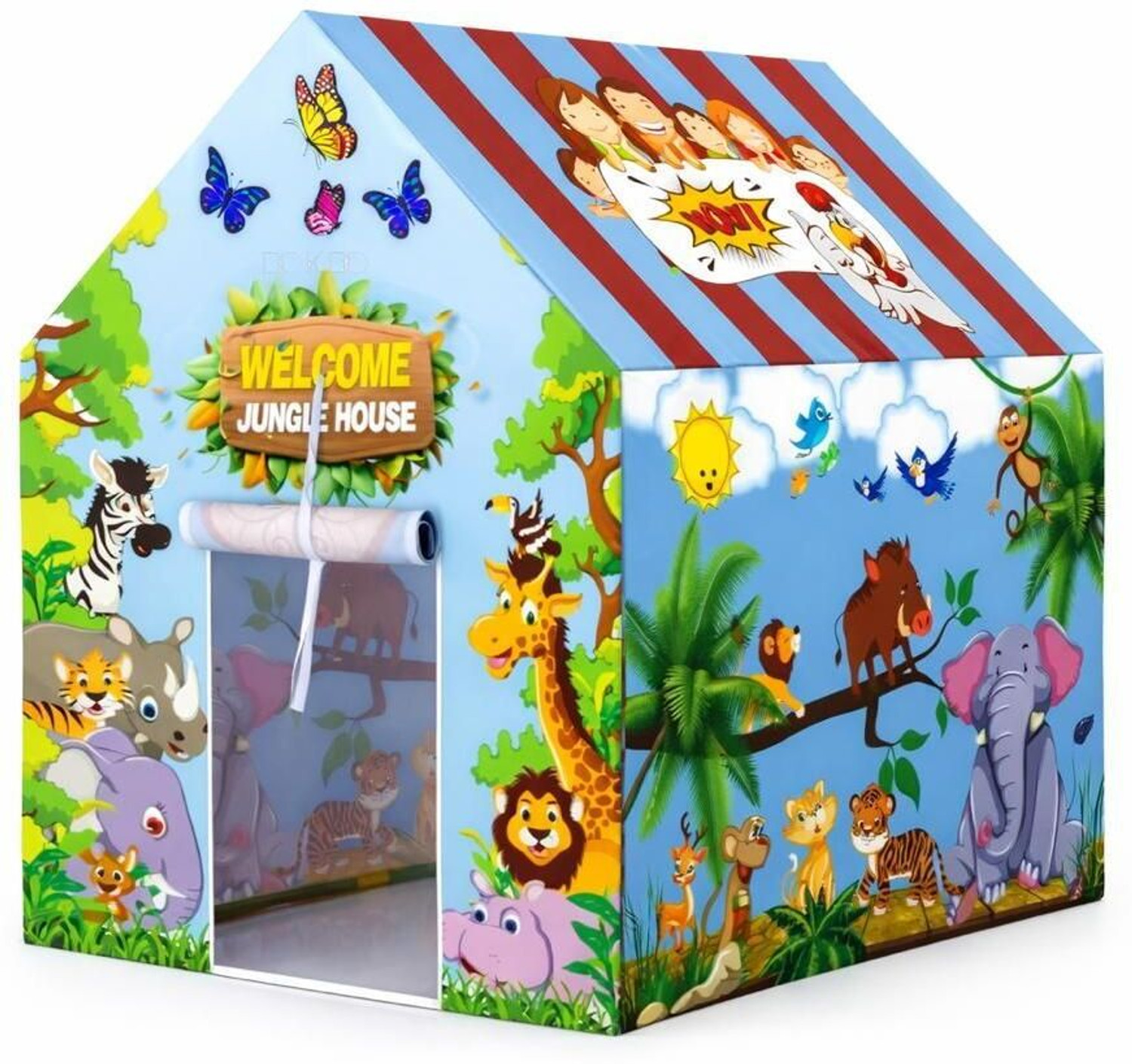 Image of cantus Tent House 10 year kids toys Jungle tent house for boys and girls(Big Size)