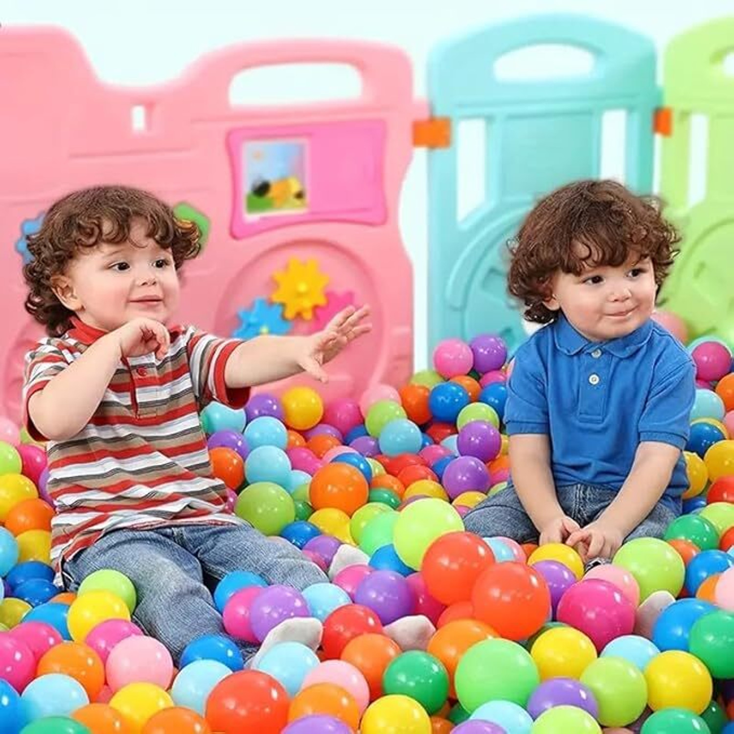 Image of Bellinasmile pool pit ocean soft balls 6 cm pack of 24 balls