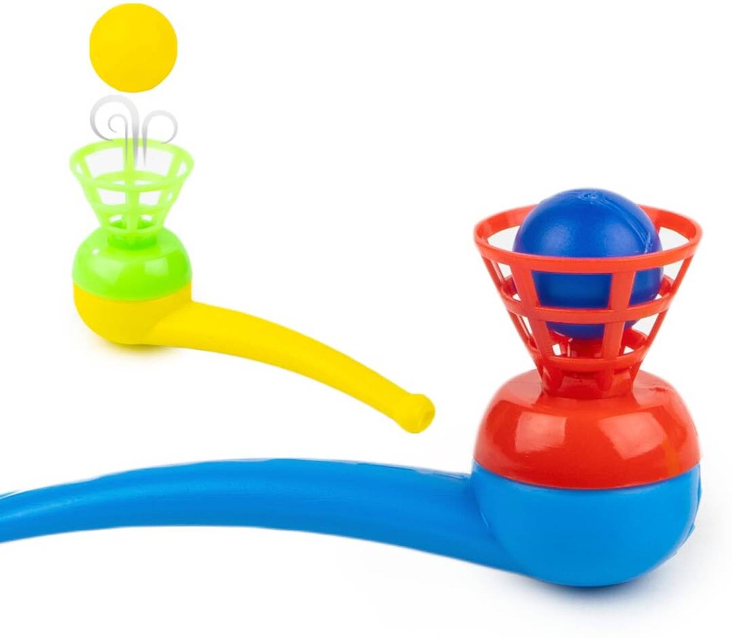 ARNIYAVALA Magic Blow Pipe Set of 2 Floating Ball Creative Magic Blowing Ball Toy
