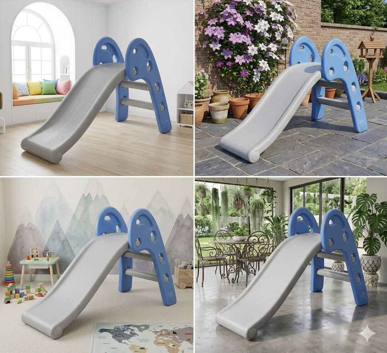 Image of ODELEE Tower Slide ,Garden Sliding for Baby 1to7 Yrs-Best Birthday Gift