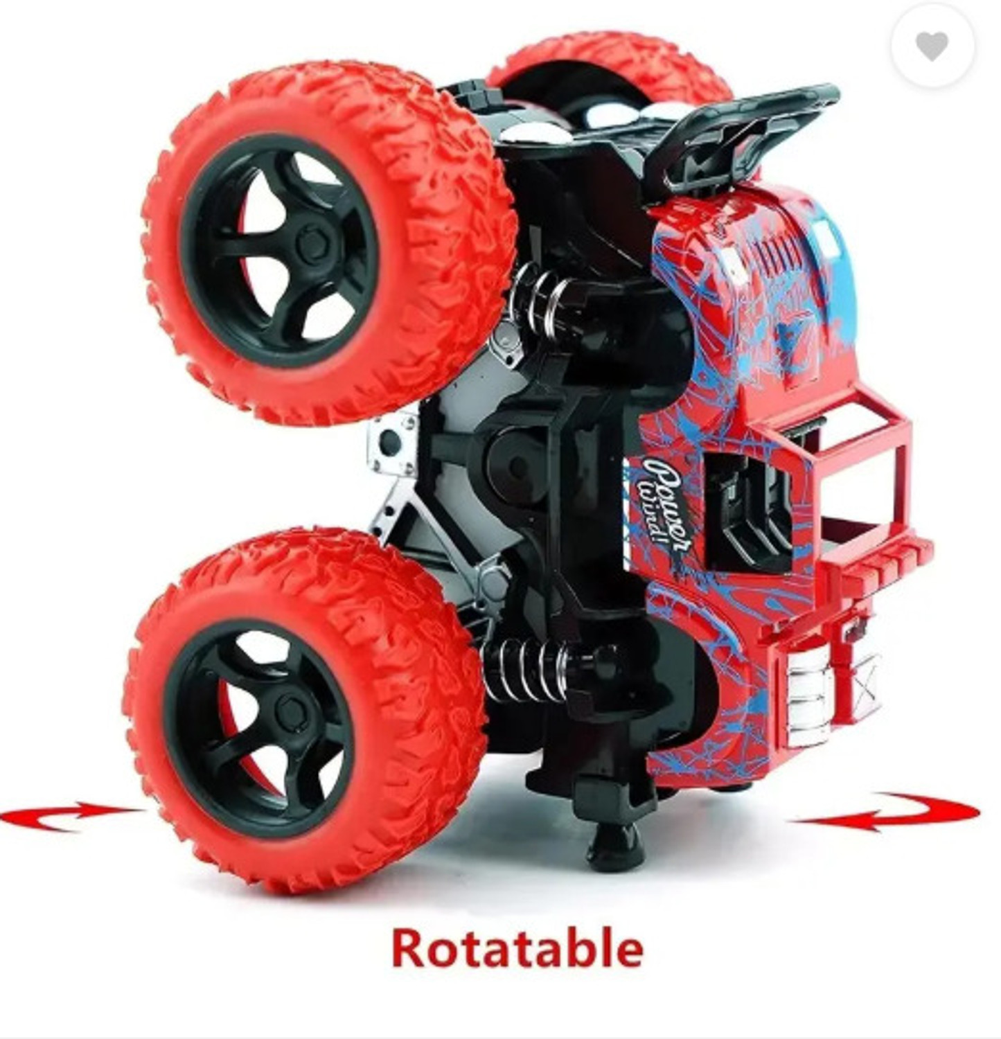 Image of CLICKEDIA Mini Monster Truck Push and Go Toy For Kids
