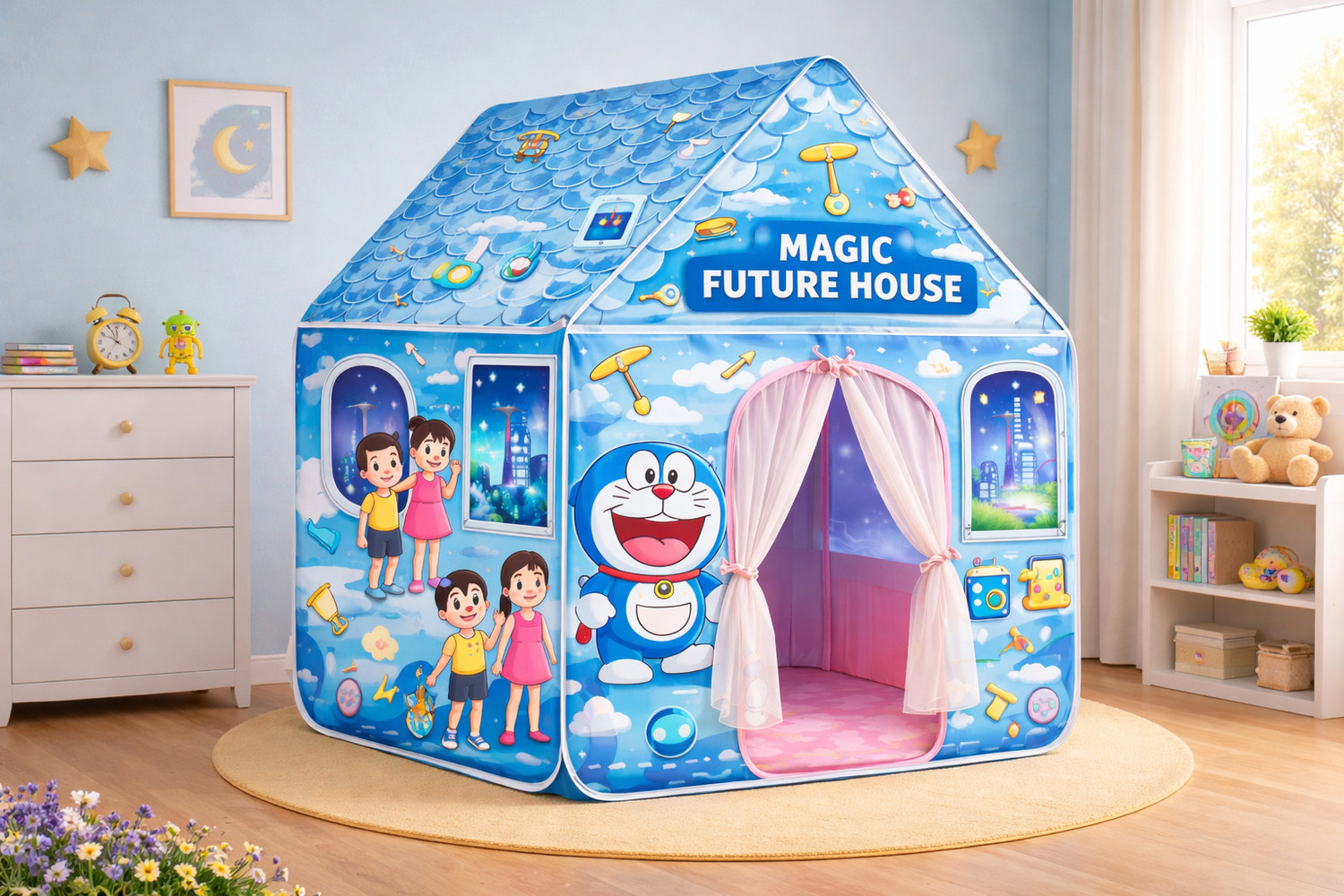 Image of RADHE ENTERPRISE Magic Future House Kids Play Tent | Foldable Play House for Boys & Girls