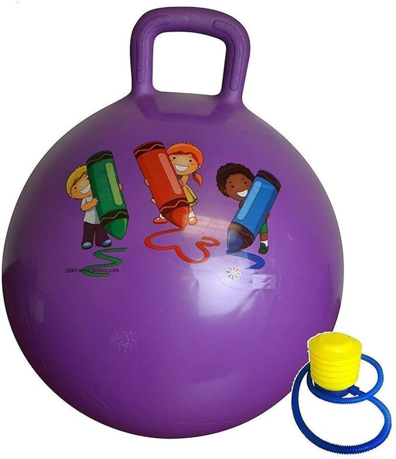 Image of Wishbone HOP BALL 55CM Inflatable Sit and Bounce Hop Ball