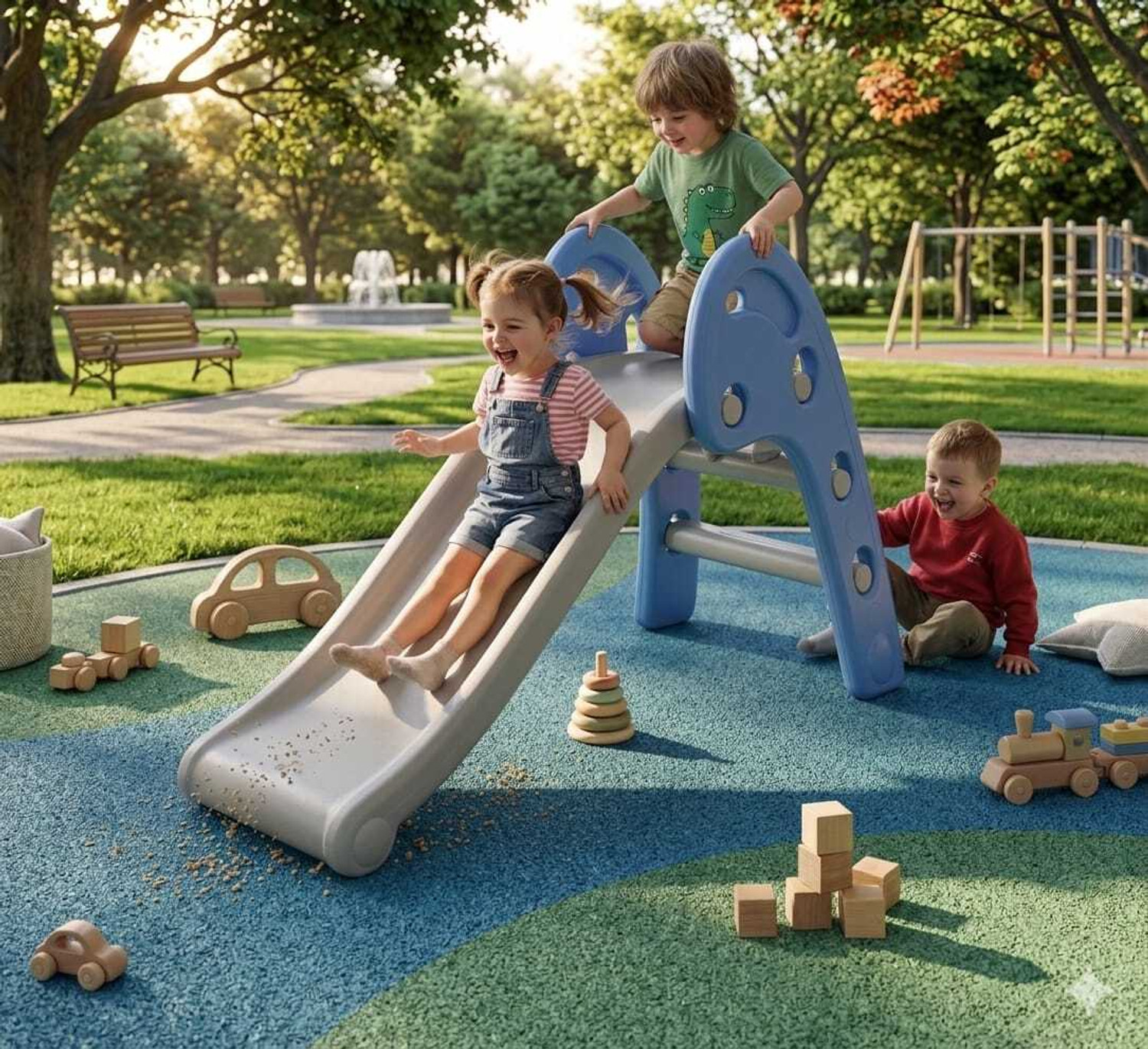 Image of ODELEE Tower Slide ,Garden Sliding for Baby 1to7 Yrs-Best Birthday Gift
