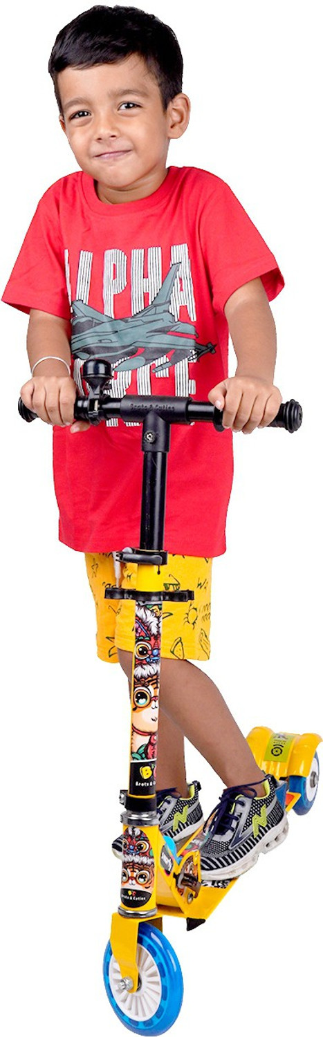 Image of SPEEDFOX Kids folding kick runner for boys and girls agegroup 2-6 years max weight 40kgs Kids Scooter