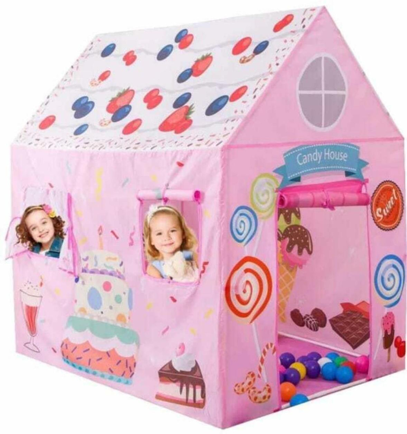 Image of cantus Tent House for Kids Birthday Tent House for 10 year boys and girls(Big Size)