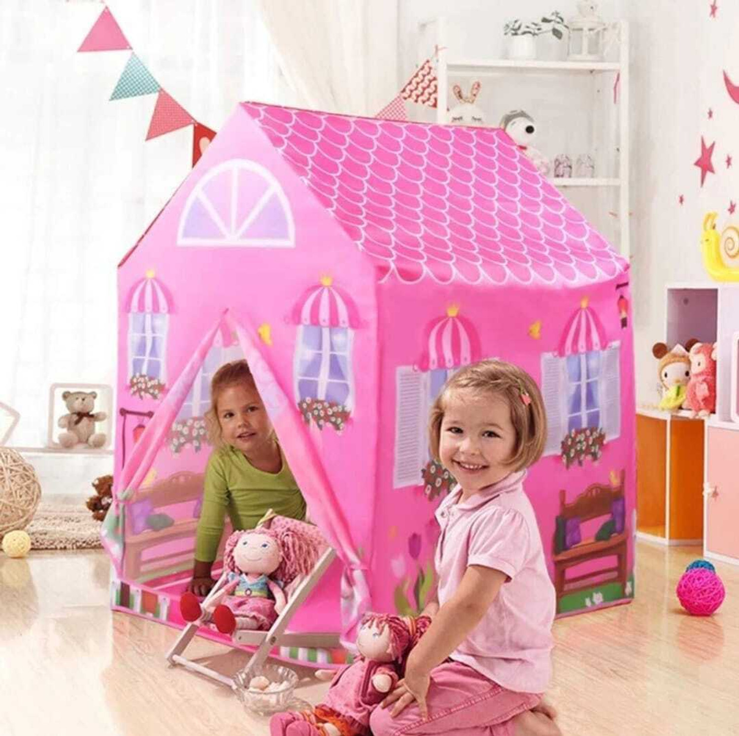 Image of cantus Tent House for Kids doll house Tent House for 10 year boys and girls(Big Size)