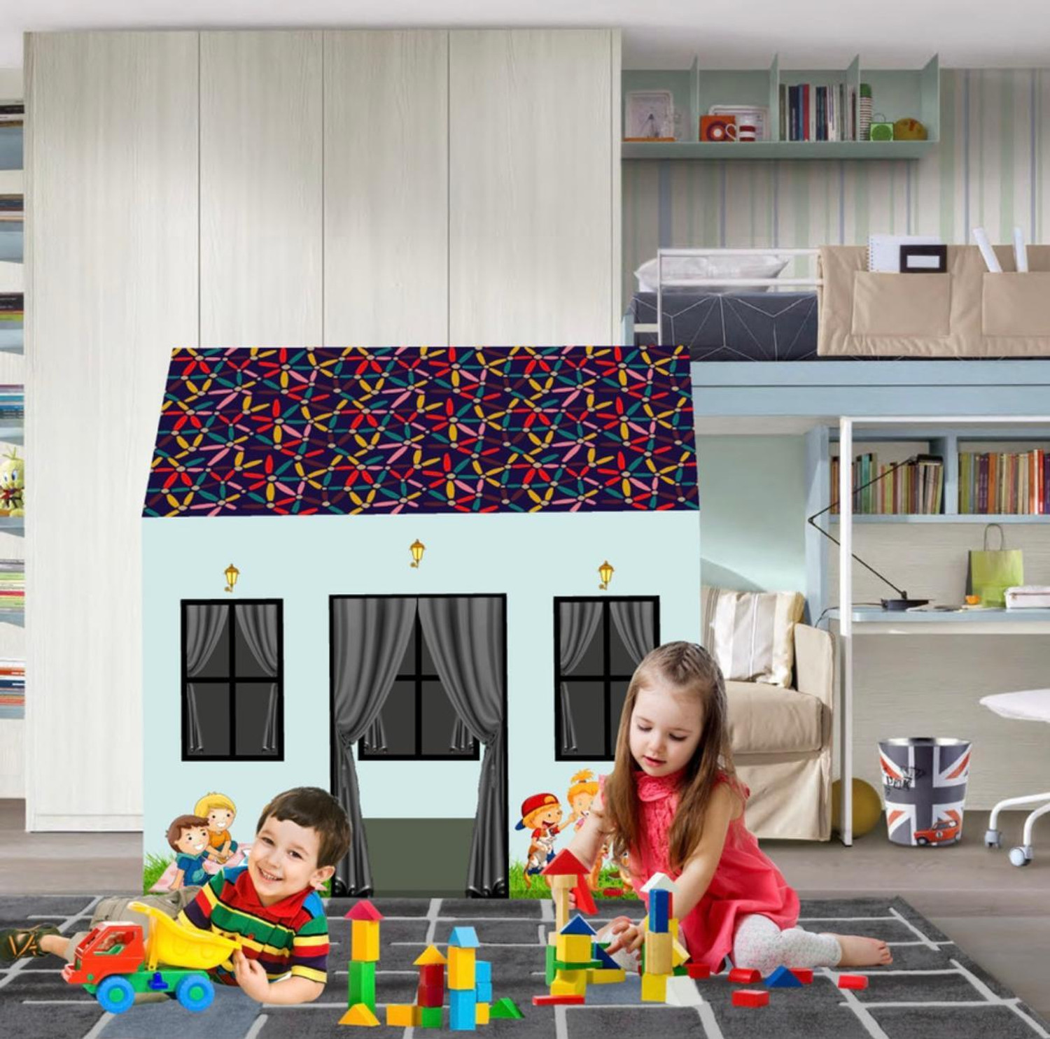 Image of Toyskart Tent House 10 year kids toys tent house for boys and girls(Big Size)