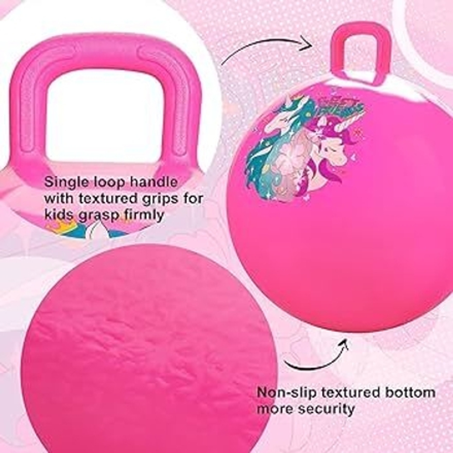 Image of Wishbone HOP BALL 55CM Inflatable Sit and Bounce Hop Ball
