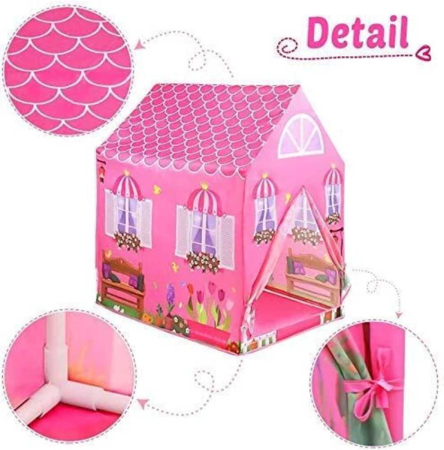 Image of cantus Tent House for Kids doll house Tent House for 10 year boys and girls(Big Size)