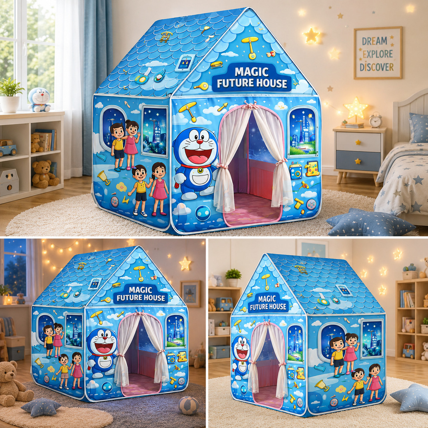 Image of RADHE ENTERPRISE Magic Future House Kids Play Tent | Foldable Play House for Boys & Girls