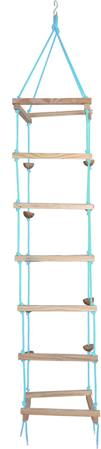 Image of BOFFLE Hanging Squre Ladder for Kids Rope 4-Side Ladder for Kids for Physical Activity
