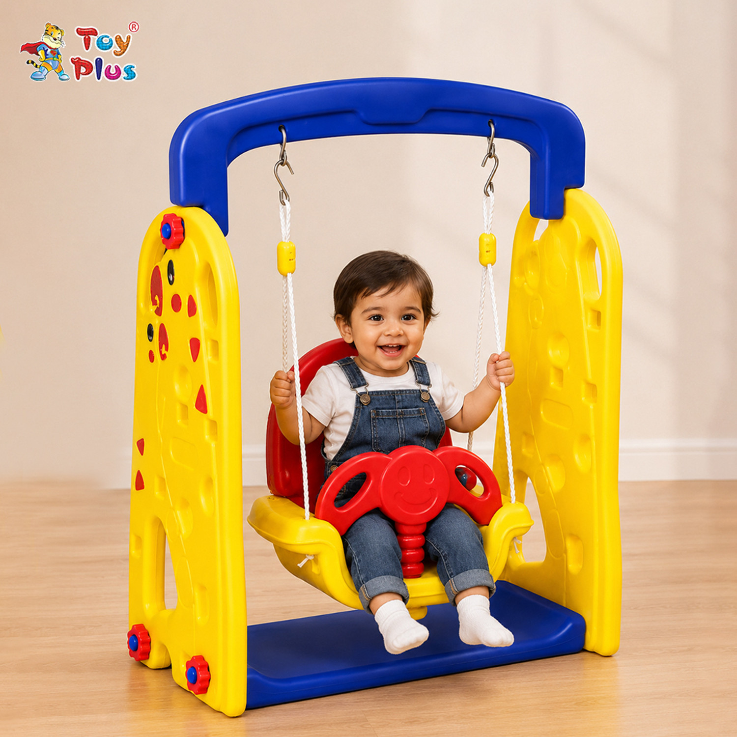 Image of Toy Plus Metal Single Swing and Glider with Mist Feature