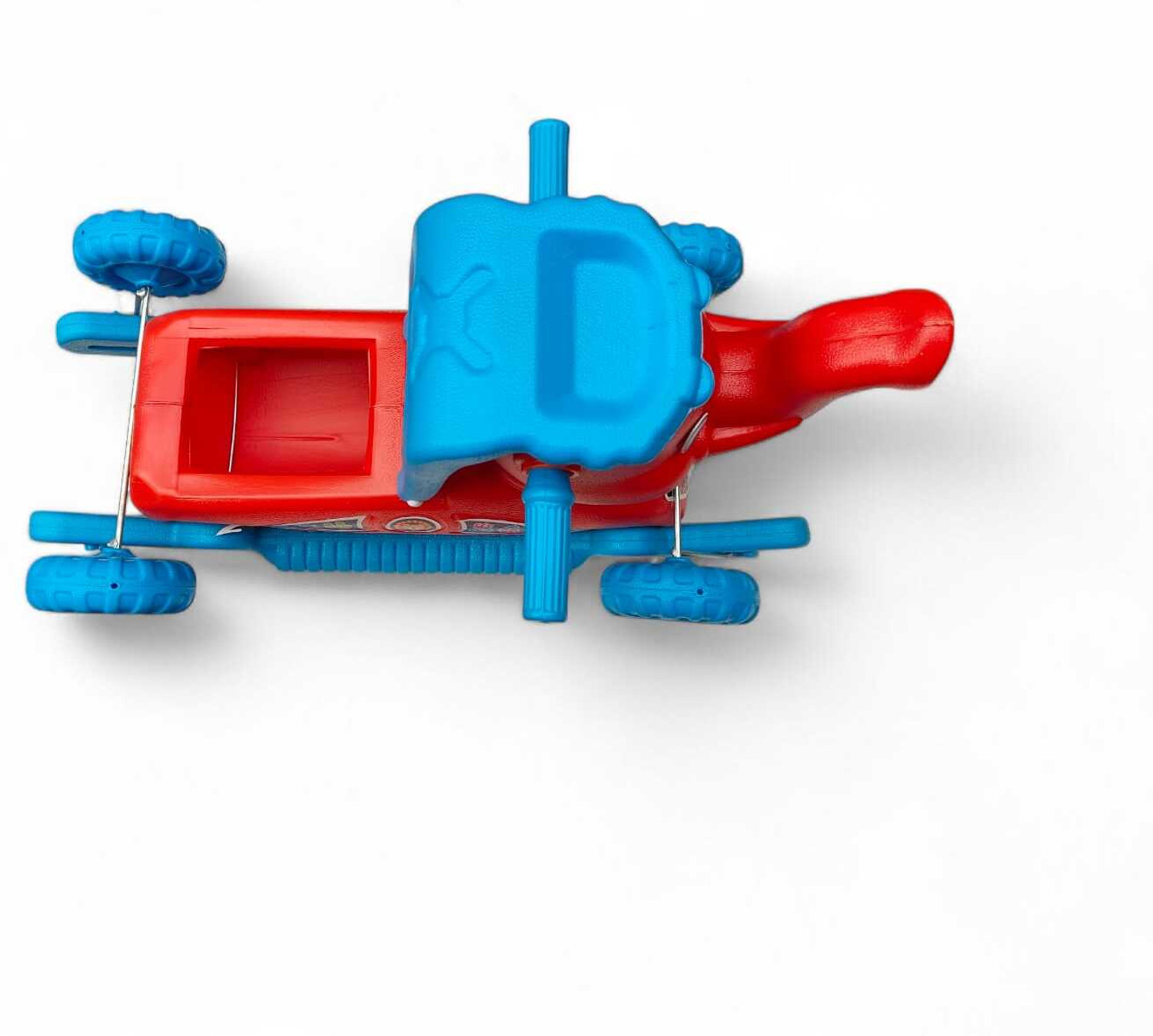 Image of Fuddu Style Elephant Rocker Ride-On Toy for Kids with Wheels & Handle