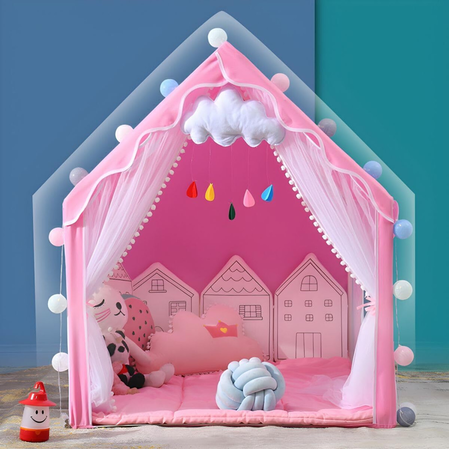 Image of Shyam sales Extremely Light Weight, Kids Play Tent House for 10 Year Old Kids-HORSES 2