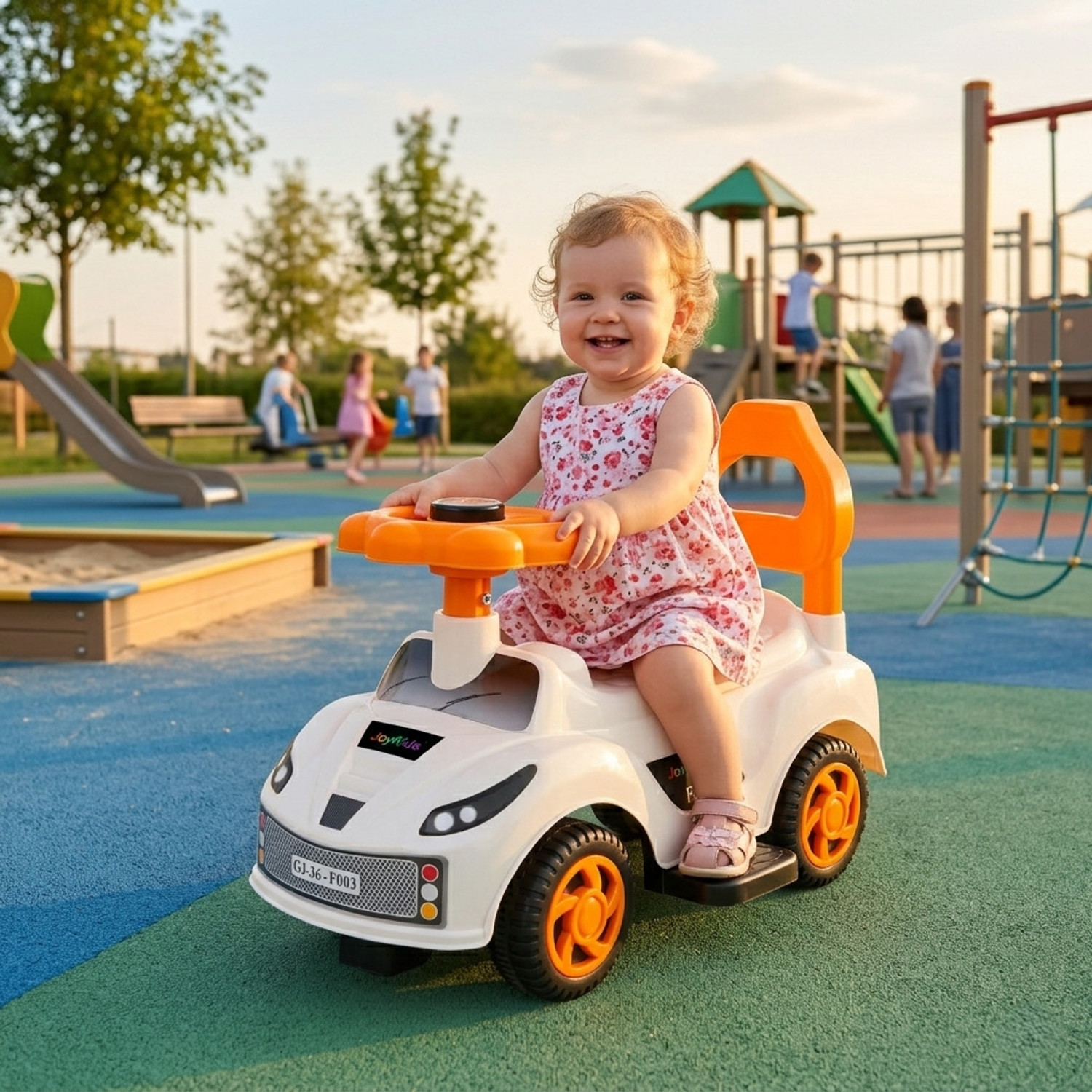 Image of JoyRide Ride on Car | Toys car | Push Car | Cycle | Sports Car | Ride on Toy with Hor