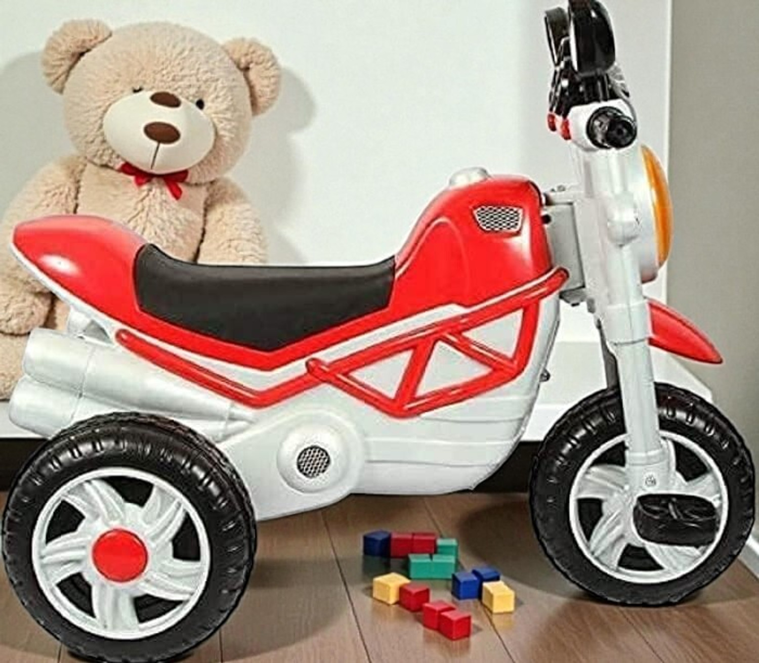 Image of baby tone NEW LOOK BABY TRICYCLE WITH MUSIC & LIGHT, MADE IN INDIA, UPTO 3 YEAR KIDS ONLY