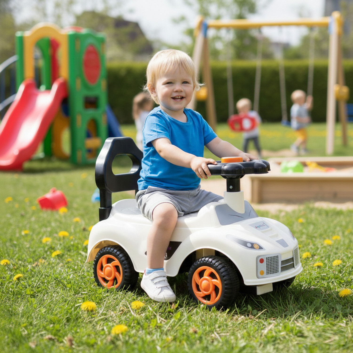 Image of JoyRide Ride on Car | Toys car | Push Car | Cycle | Sports Car | Ride on Toy with Hor
