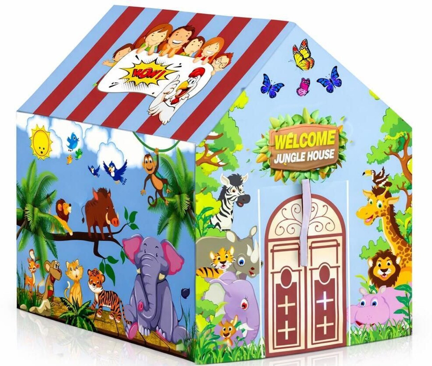 Image of cantus Tent House 10 year kids toys Jungle tent house for boys and girls(Big Size)