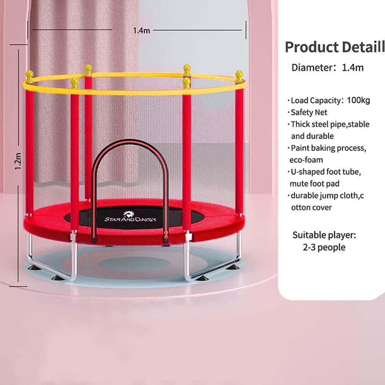 Image of StarAndDaisy Metal Single Swing and Glider with Mist Feature