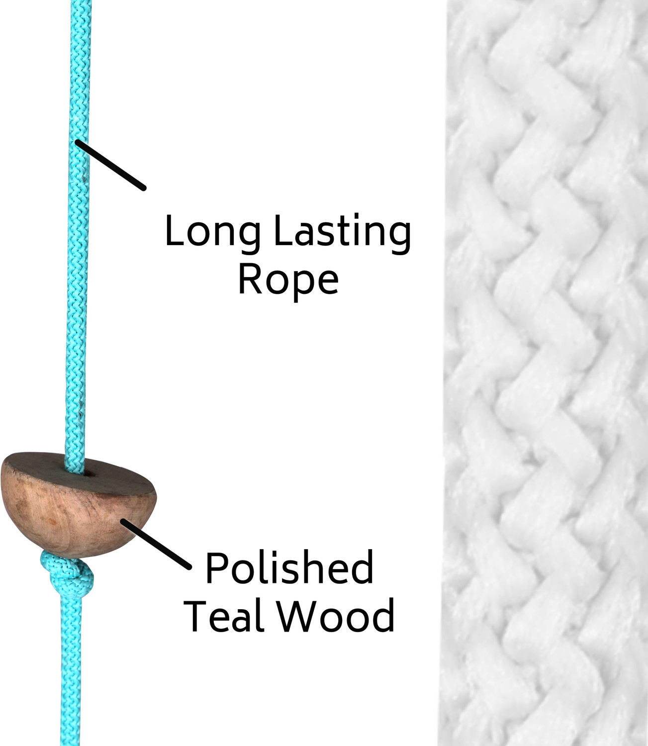 Image of BOFFLE Hanging Squre Ladder for Kids Rope 4-Side Ladder for Kids for Physical Activity
