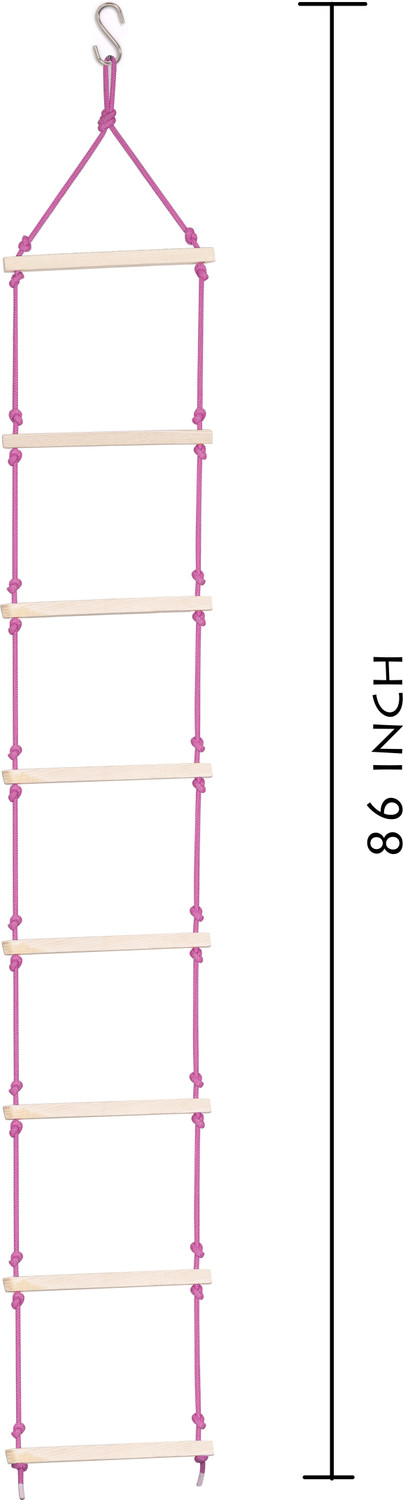 Image of JD ENTERPEISE Rope Climbing Ladder Indoor /Outdoor for Kids - Ninja Ladder for 3 to 10 Years