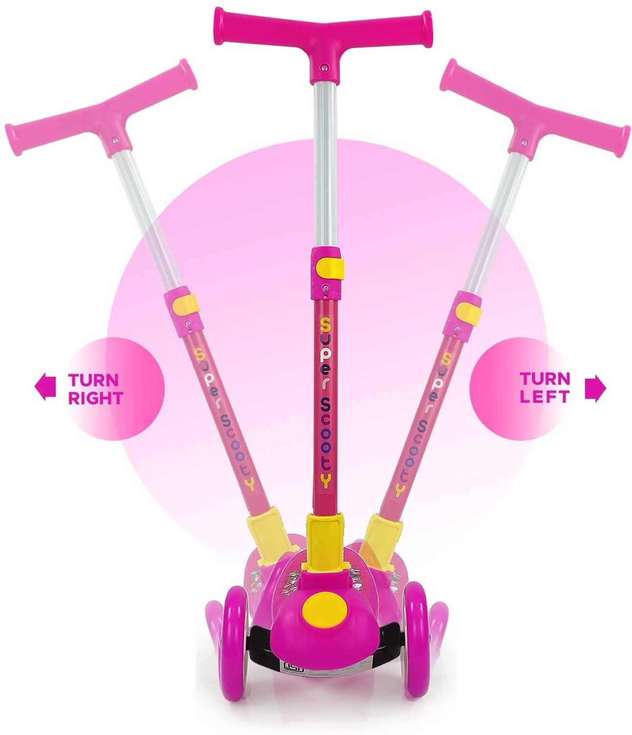 Image of VARAA G KID LED WHEEL HEIGHT ADJUSTABLE SCOOTER, 50KG WEIGHT CAPACITY,FOLDABLE STRUCTURE Scooter Non Battery Operated Ride On