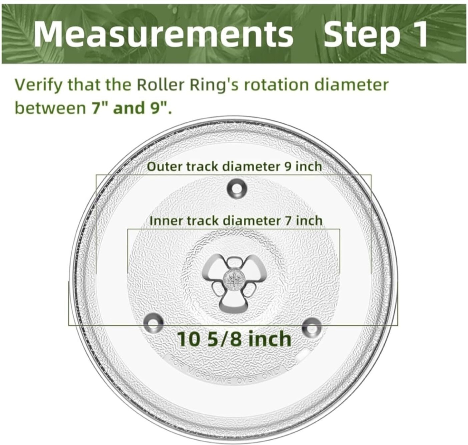 Image of jkbk 10.6 Inch Coupler Compatible for Bajaj 2310ETC Fiber Glass Microwave Turntable Plate