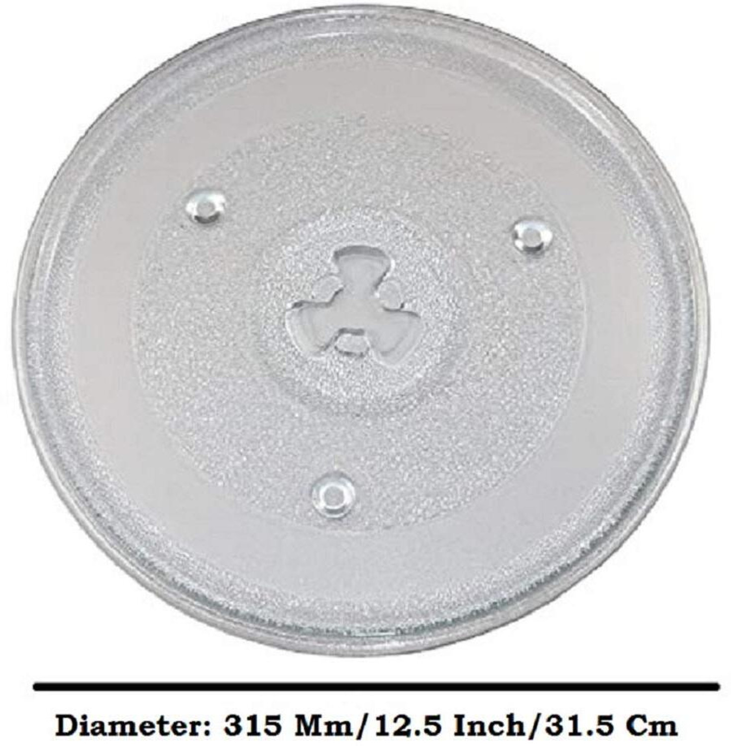 Image of Payflip 12.5 Inch Microwave Turntable Glass Plate For Model MC2841SPS Convection 28 L Fiber Glass Microwave Turntable Plate