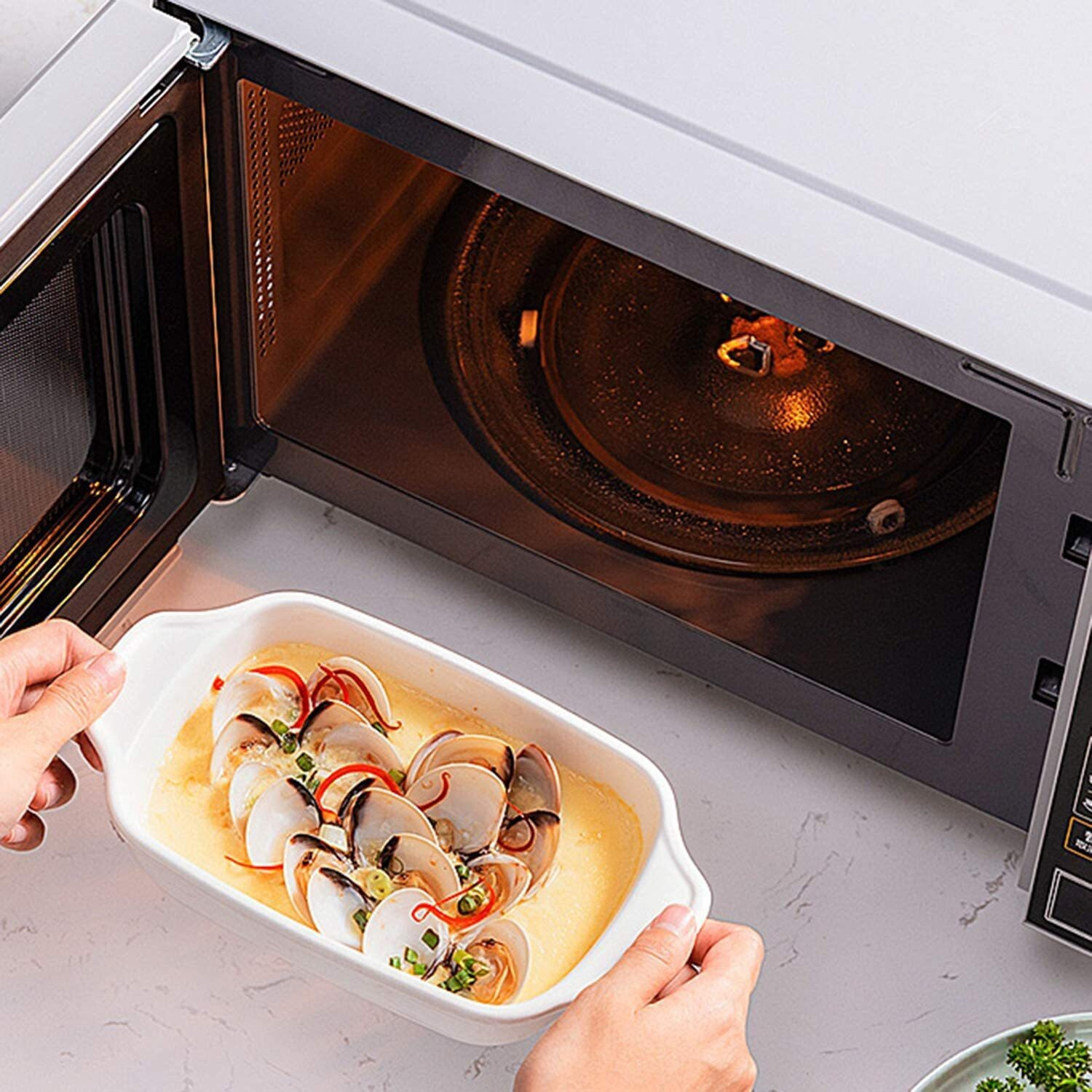 Image of Payflip Turntable Plate Compatible With LG MC2844EB Convection 28 L Microwave Oven Fiber Glass Microwave Turntable Plate