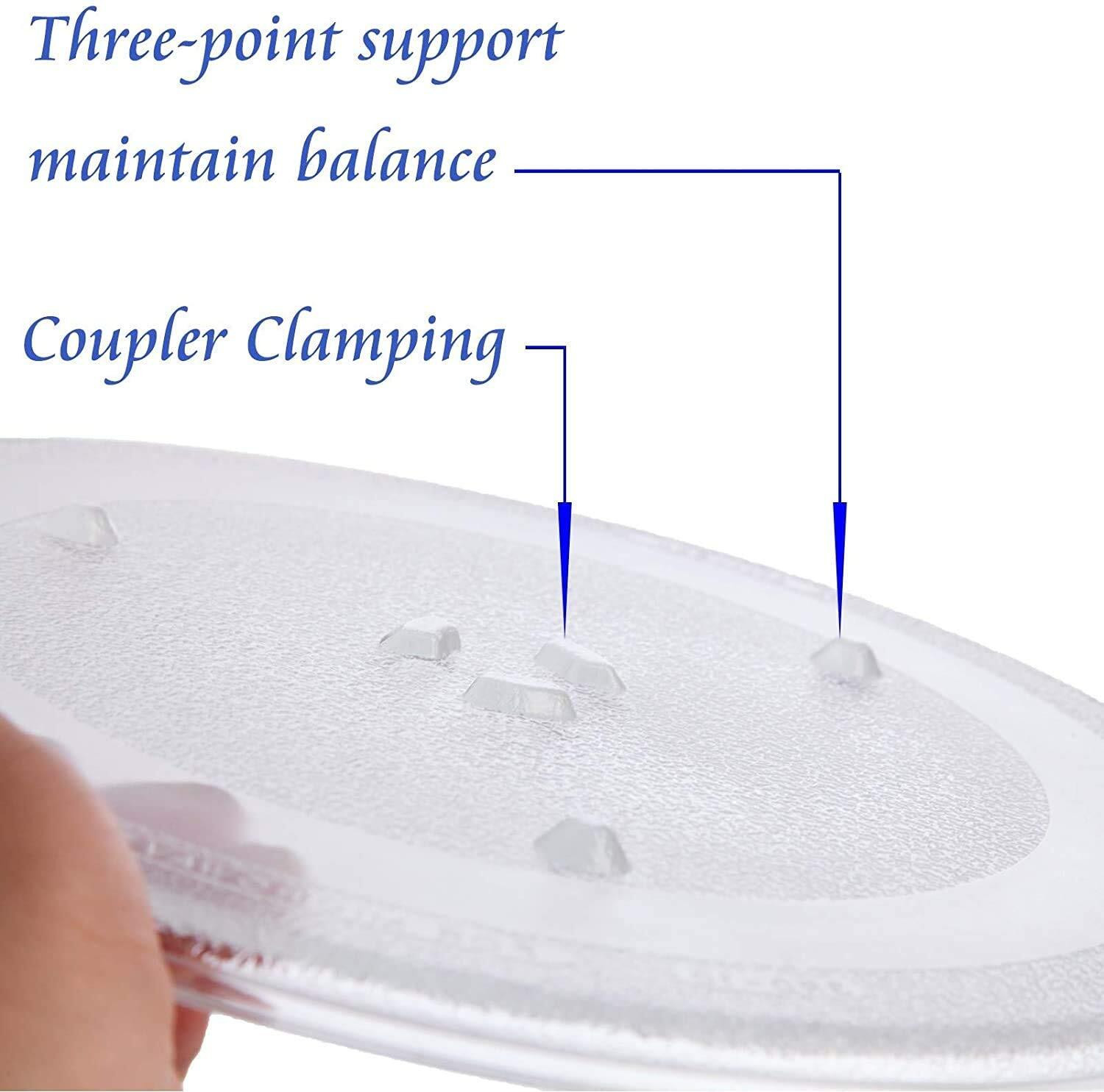 Image of jkbk 10.6 Inch Coupler Compatible for ONIDA MO23CJS11B Fiber Glass Microwave Turntable Plate