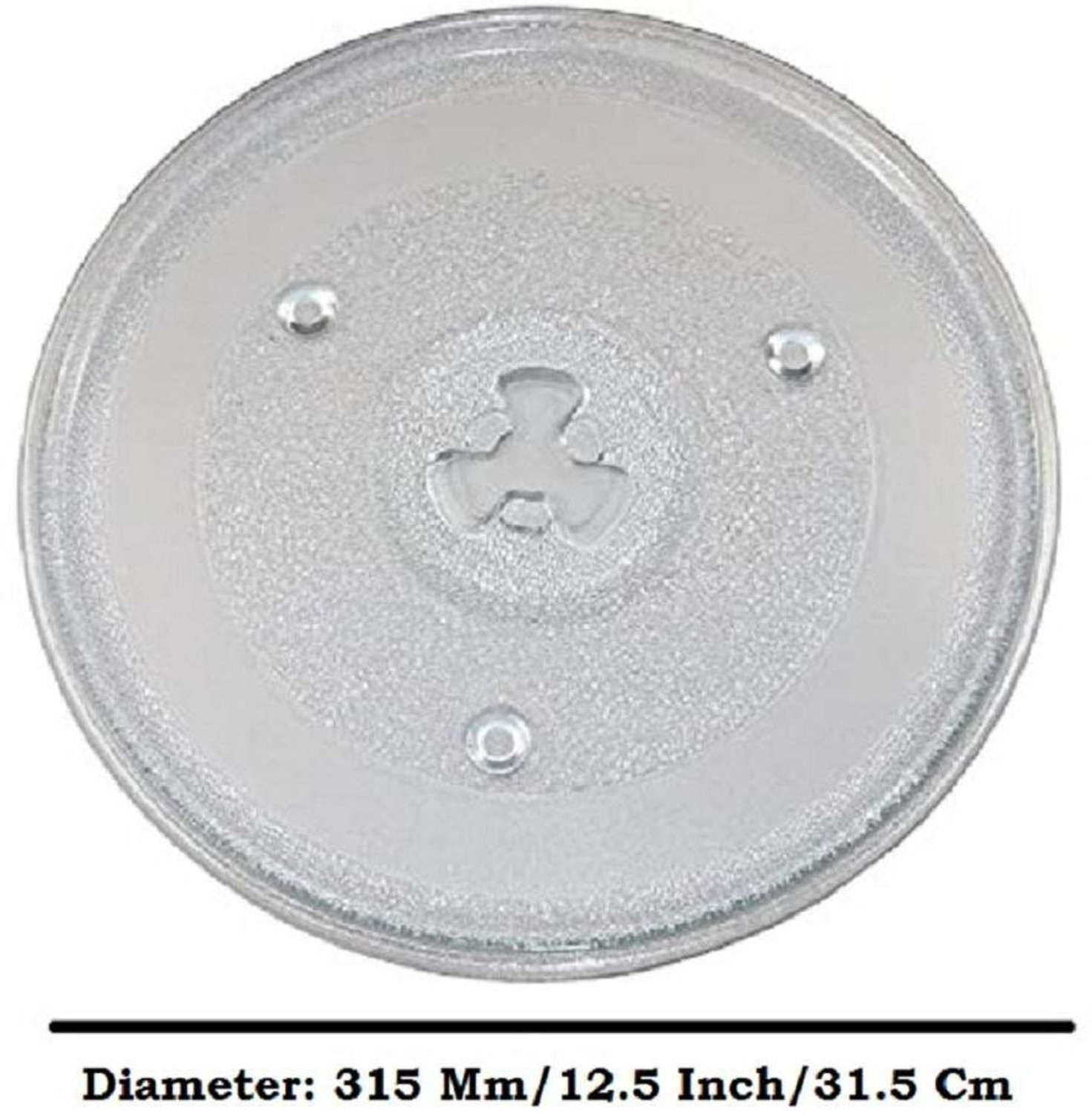 Image of Payflip Turntable Plate Compatible With LG MC2844EB Convection 28 L Microwave Oven Fiber Glass Microwave Turntable Plate