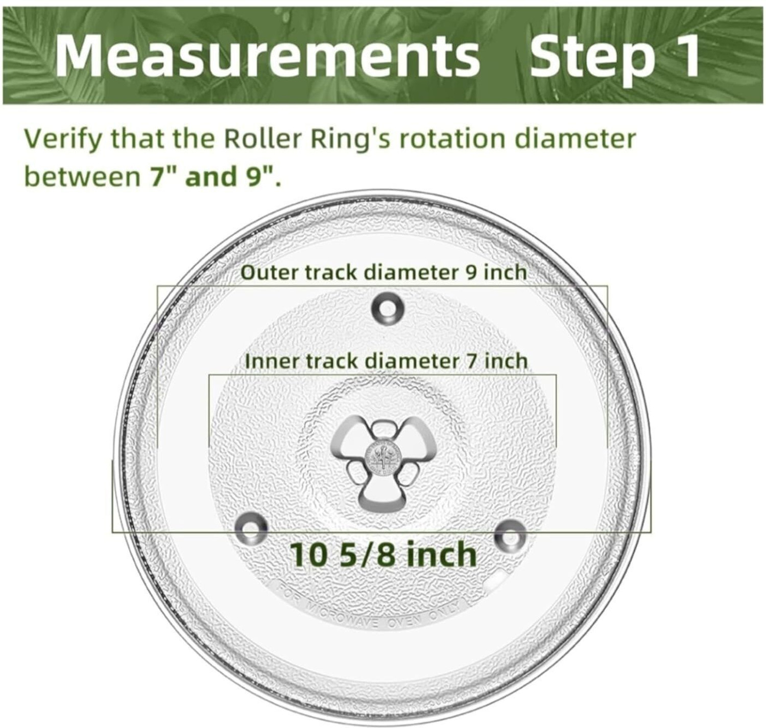 Image of jkbk 10.6 Inch Coupler Compatible for BAJAJ Fiber Glass Microwave Turntable Plate