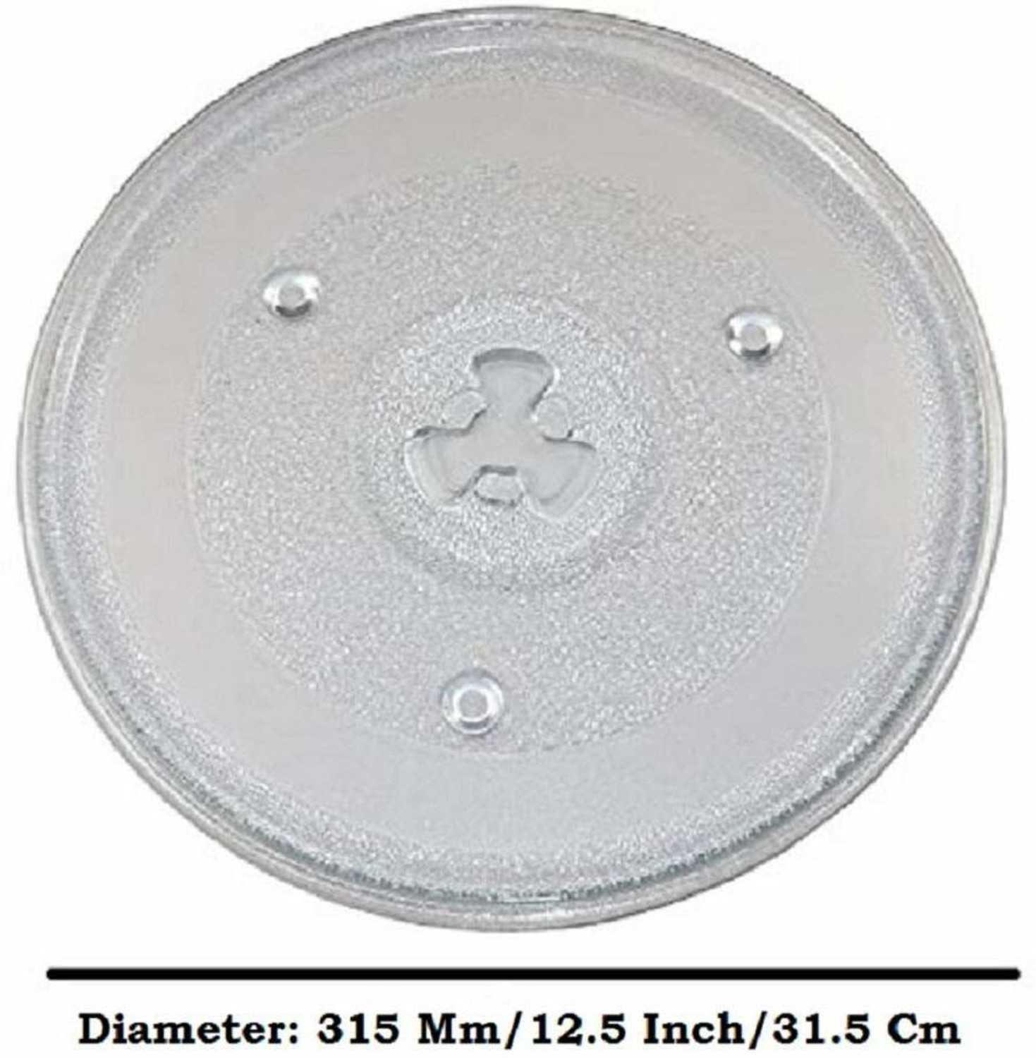 Image of Payflip 12.5 In Microwave Turntable Plate Suitable For Panasonic NN-CT645BFDG Convection Fiber Glass Microwave Turntable Plate