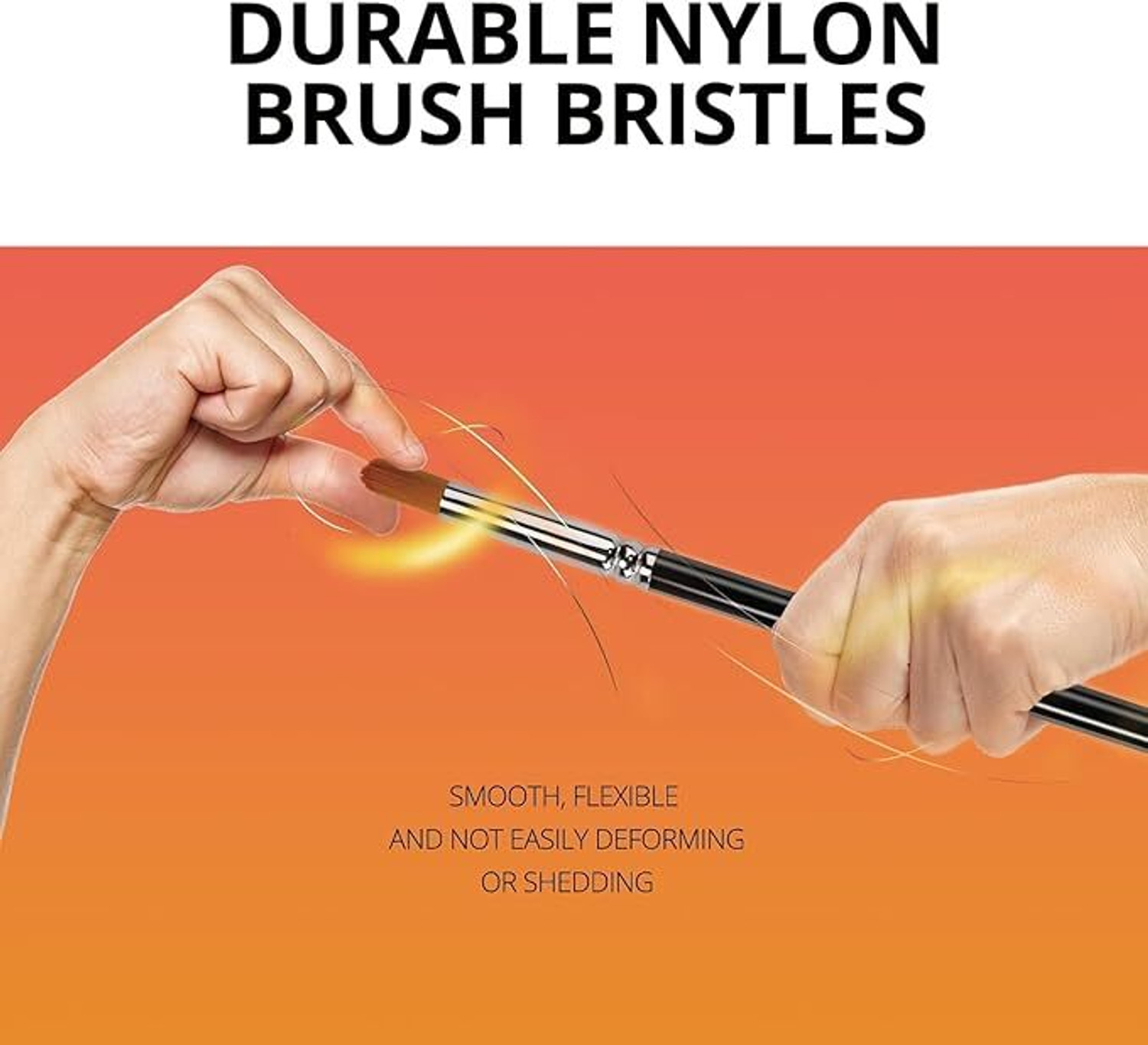 Image of ProStroke Professinal Paint Brush Set for Multipurpose Use Painting Brush Set Nylon Hair