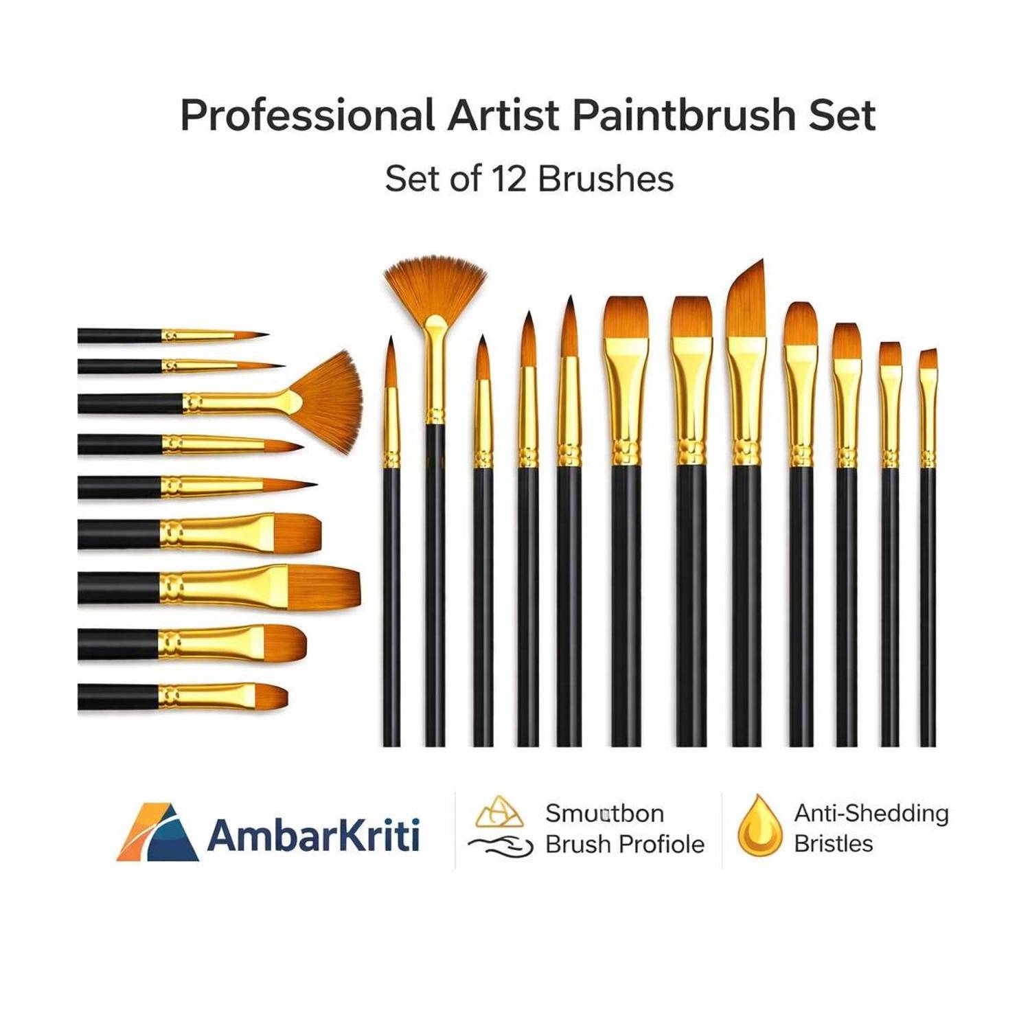 ambarkriti Artist Pro Brush Set