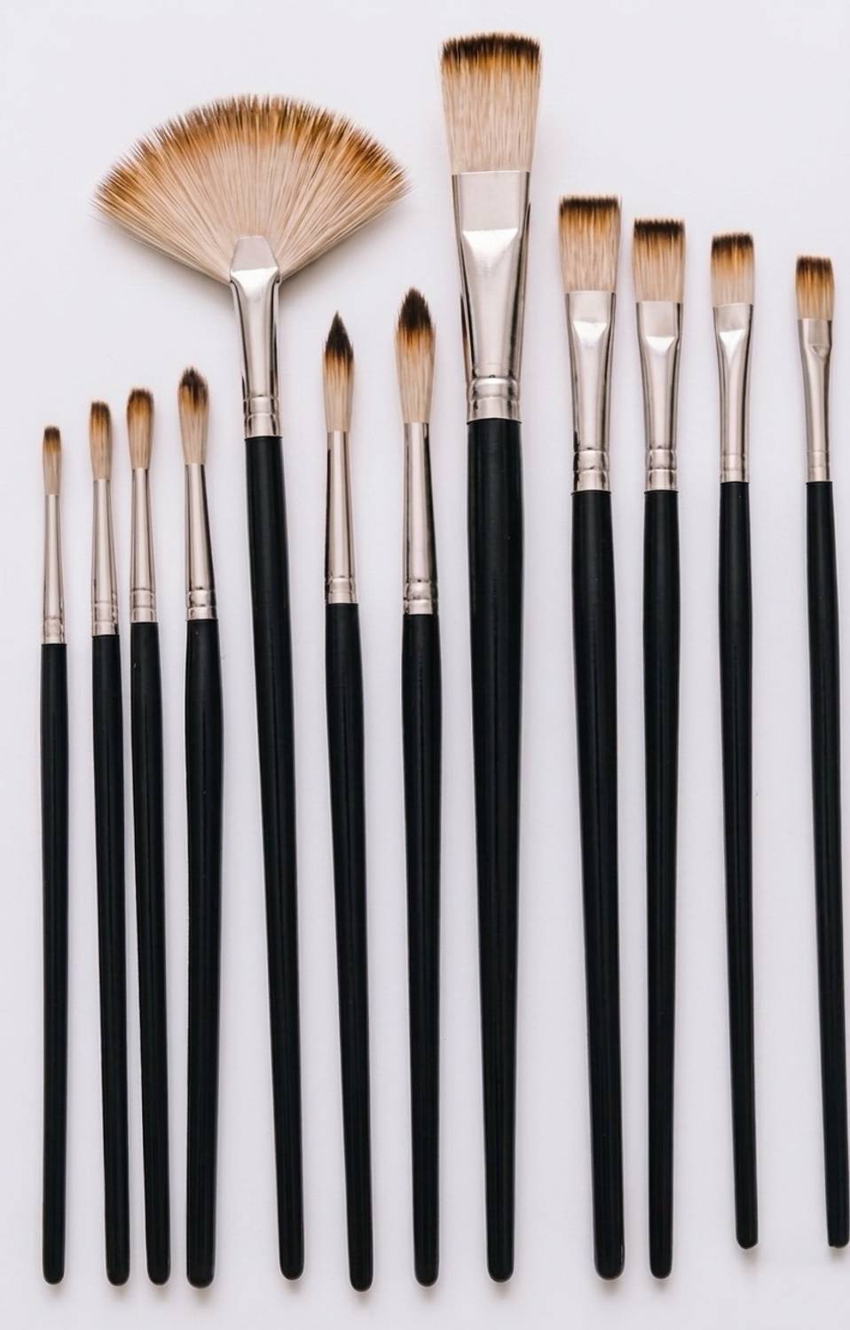 BloomTip Premium Handmade Artist Painting Brushes for Acrylic,Watercolor, Fabric