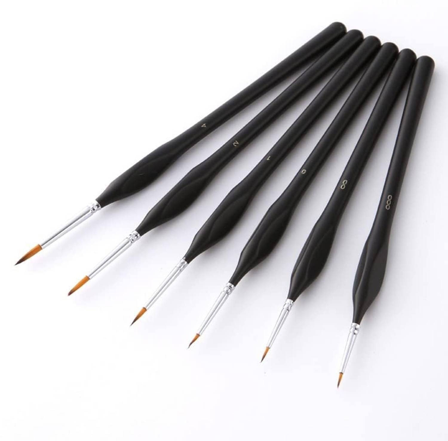 BM RETAIL Artist Paint Brushes-6 Pcs Best Professional Detailing Paint Brush