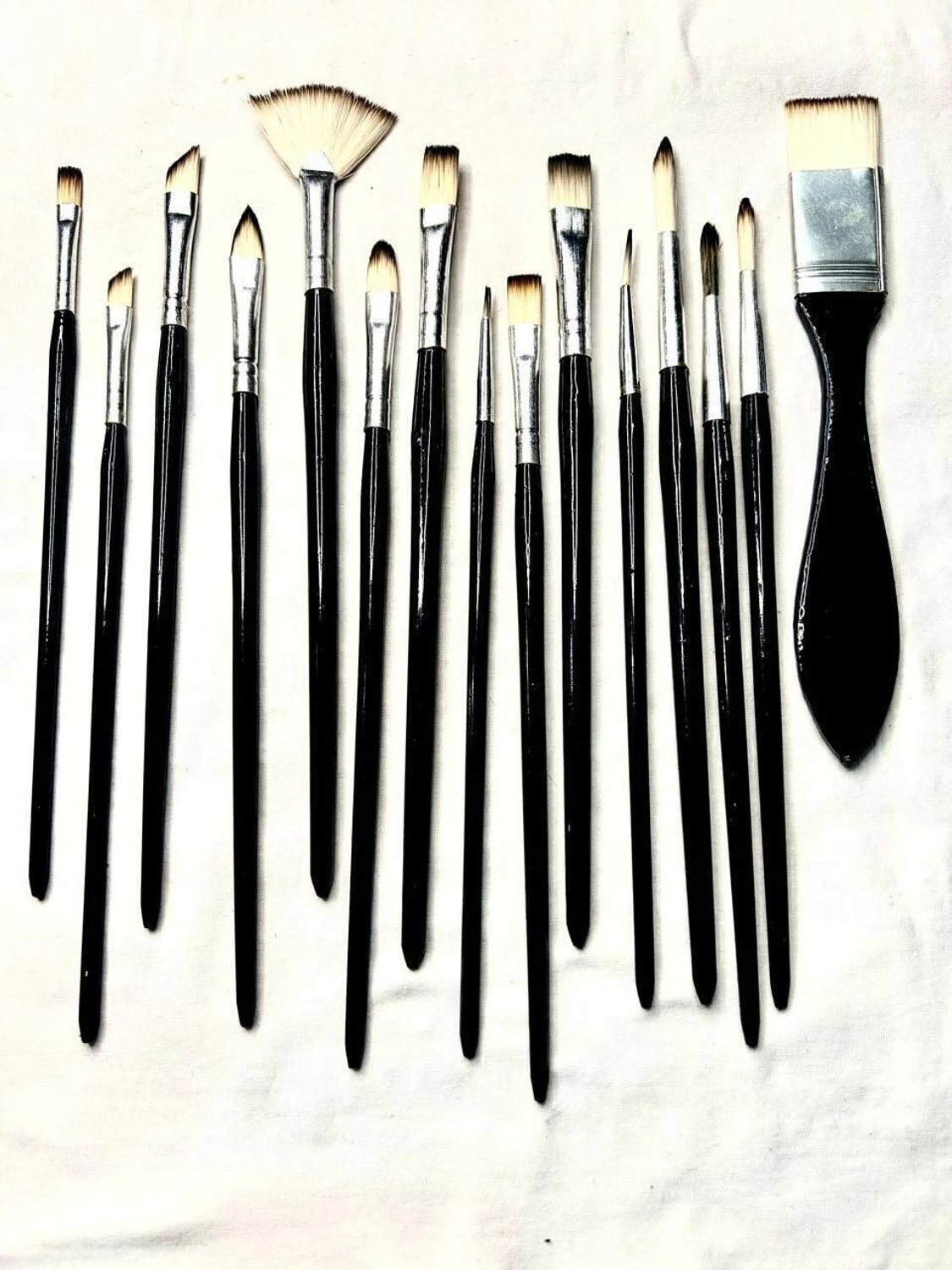 Image of Svsu 12-Piece Art Brush Set- Ideal for Painting