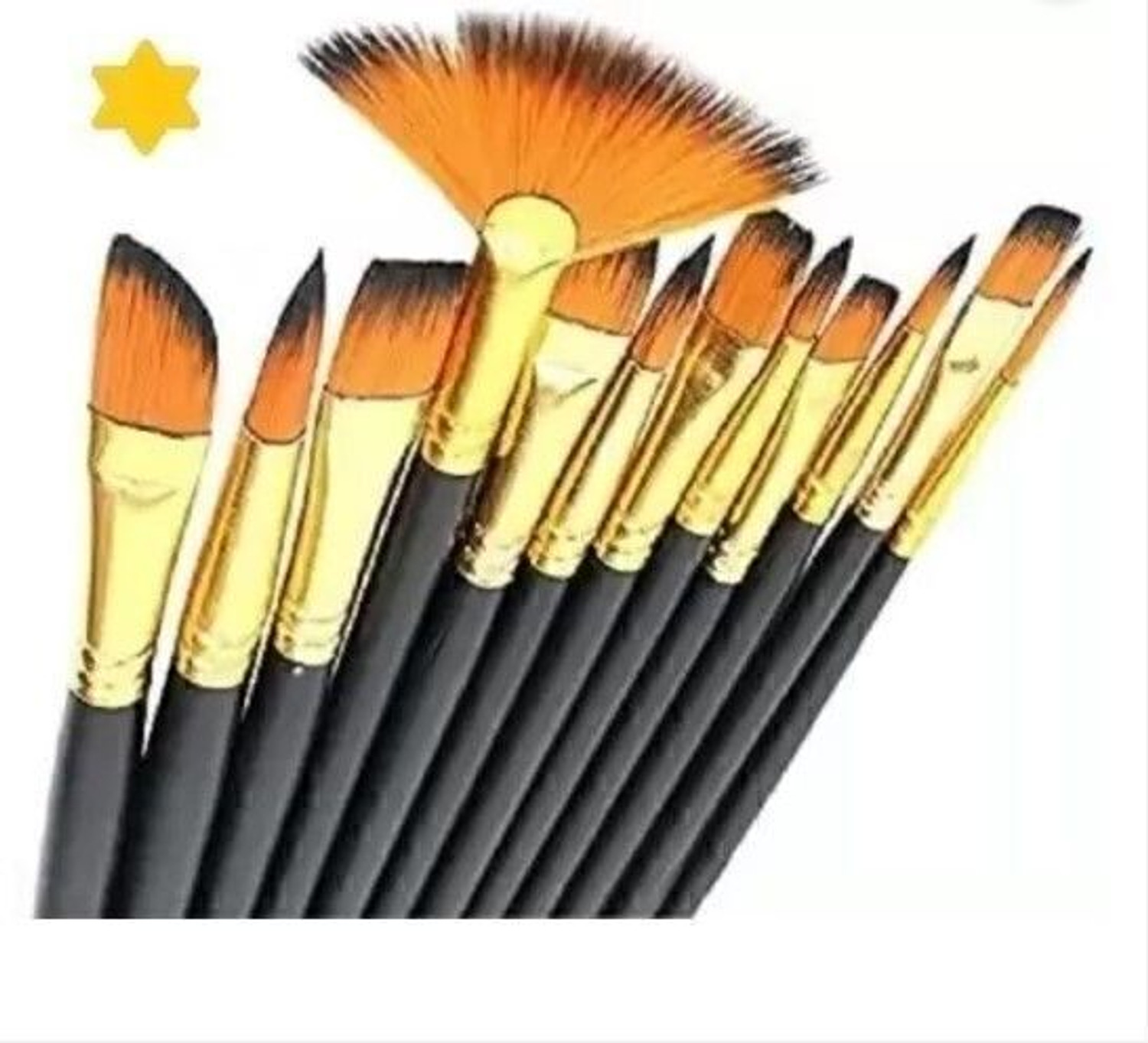 Image of Svsu Artist Professional Nylon Painting Pens /Brush Acrylic Oil Watercolor