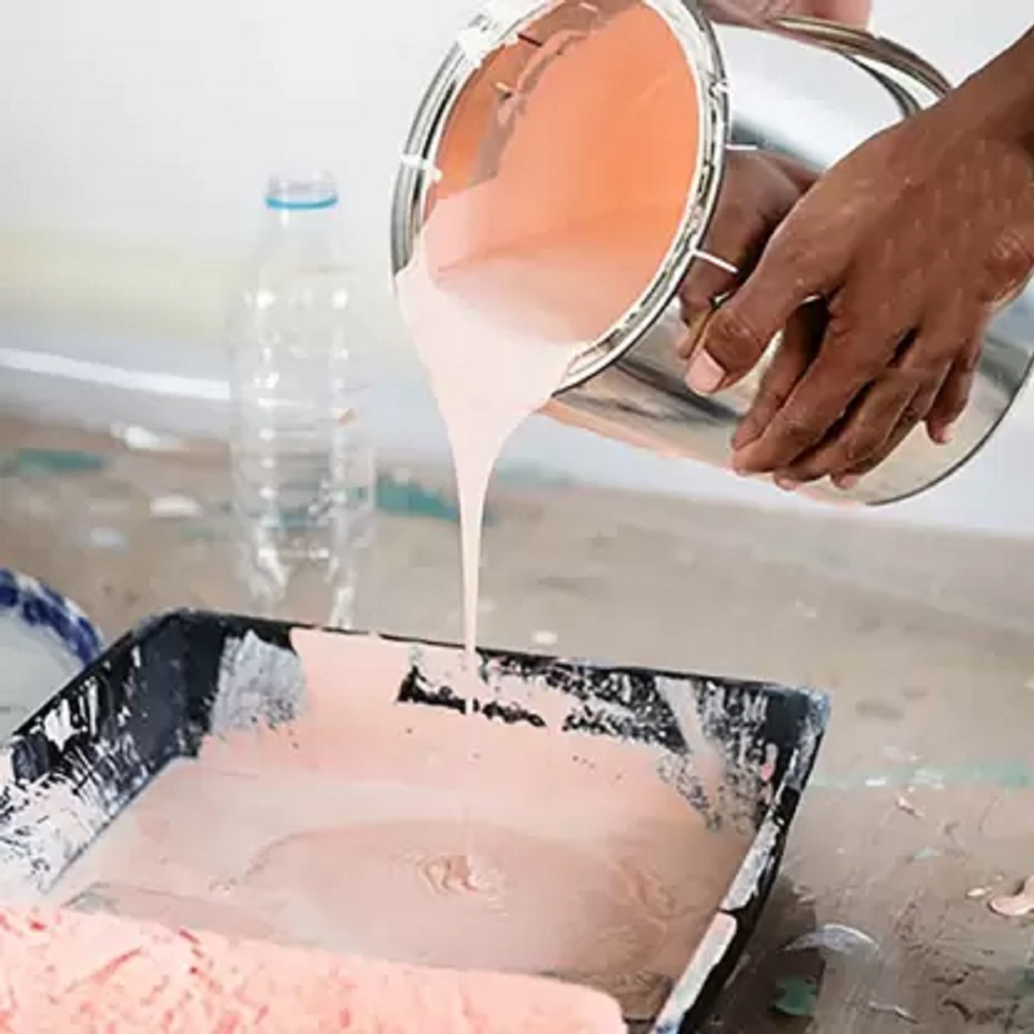 Image of HouseOfCommon 4 inch 6 inch 9 inch PAINT ROLLER WITH PAINT TRAY Paint Roller