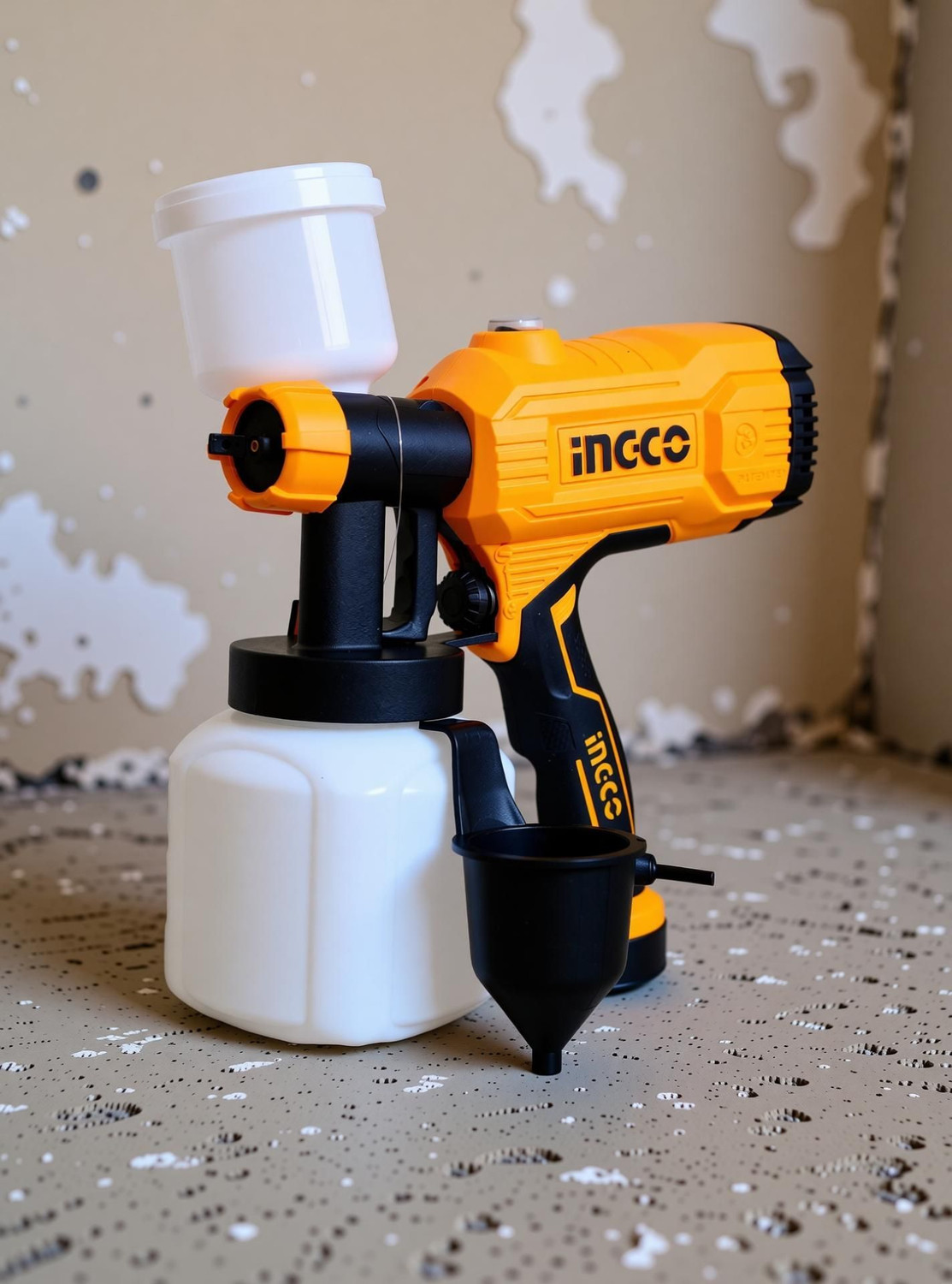 Image of INGCO INGCO Spray Gun 450W Portable Machine SPG3508-Fast Air Painting Tool Paint Spray Gun 450W Portable Machine SPG3508-Fast Air Painting Tool HVLP Sprayer