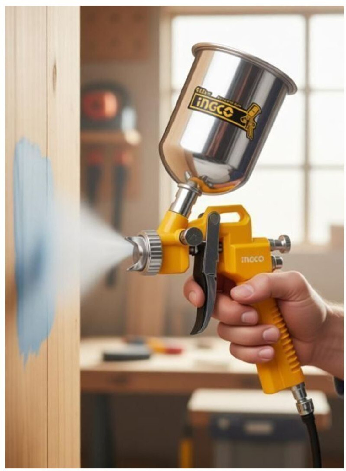 Image of INGCO air ASG4041 Spray gun ( 400 cc ) HVLP Sprayer