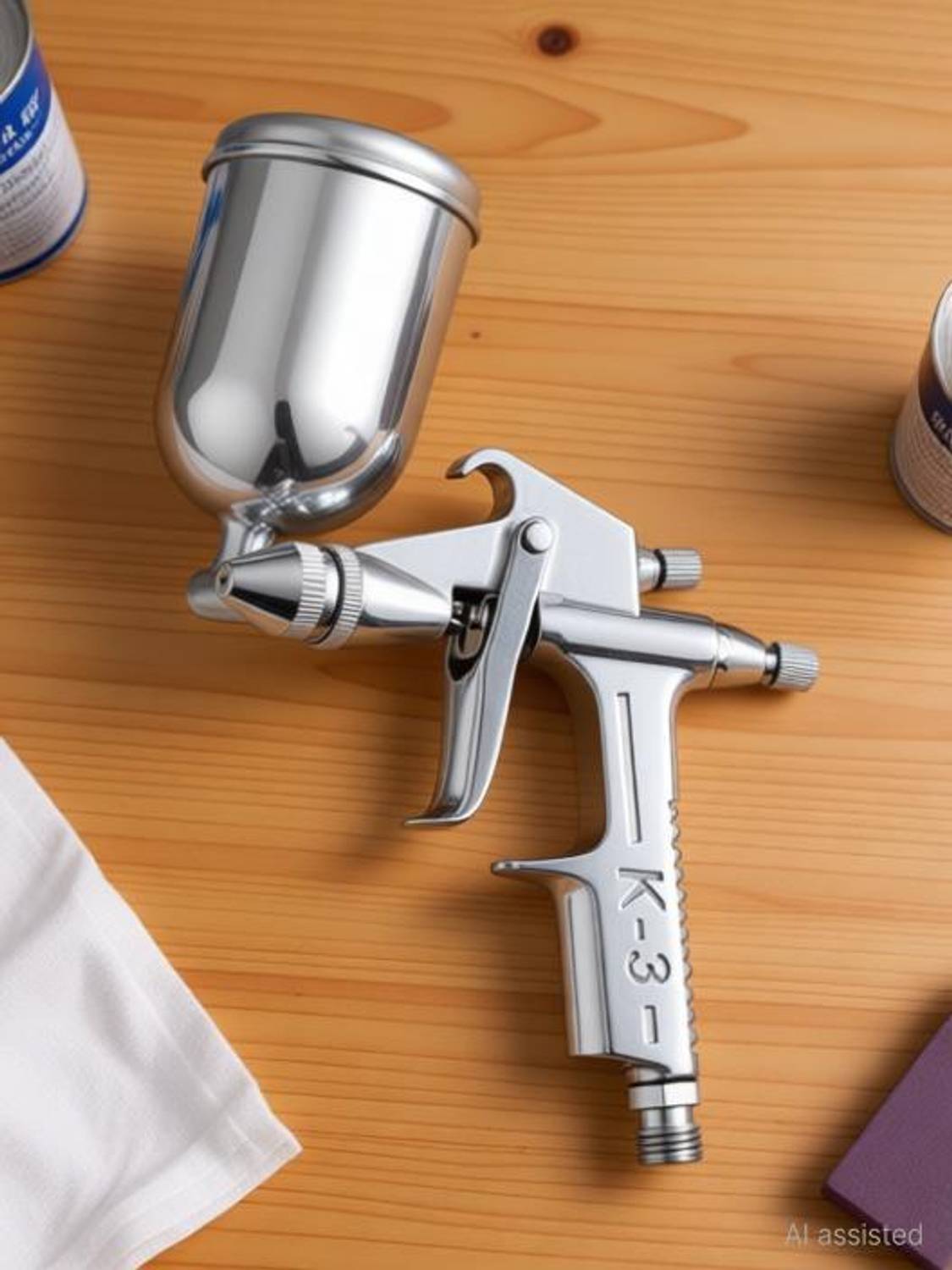 Air-ga K-3 0.5mm Touch up spray gun 200cc HVLP Sprayer