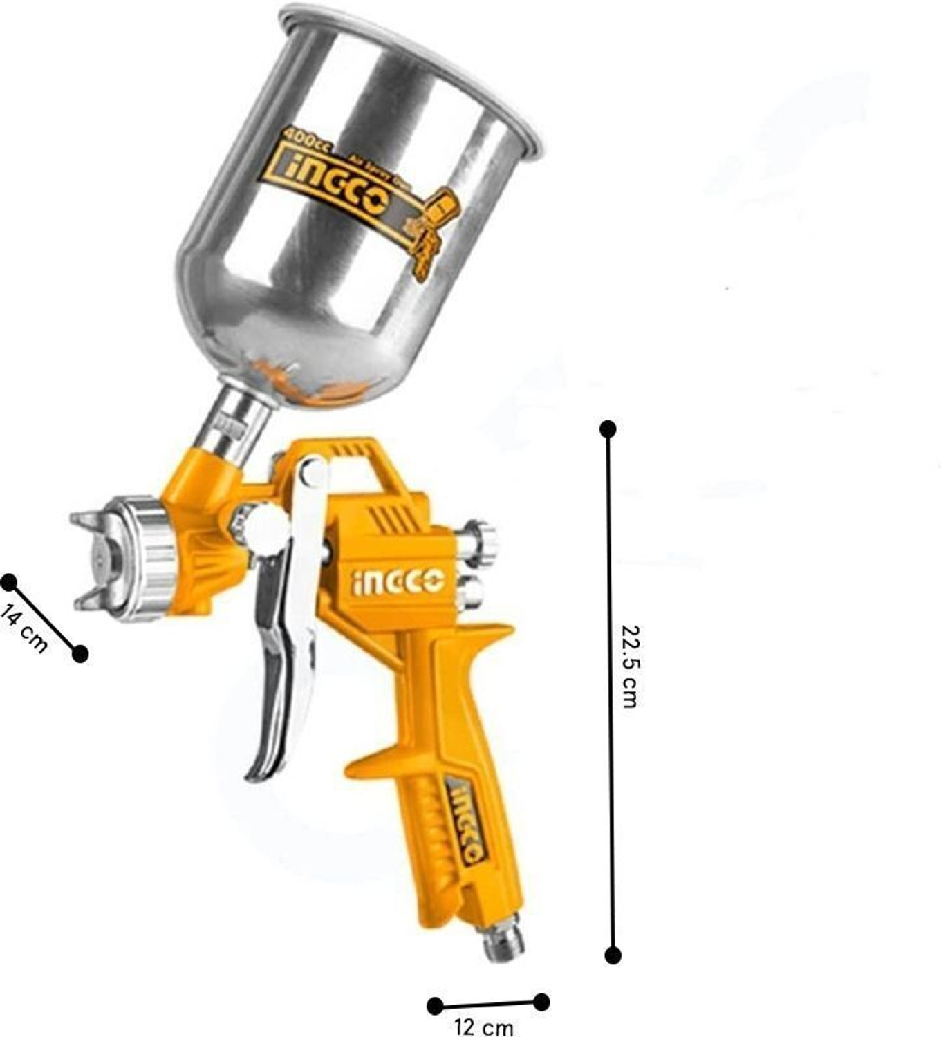 Image of INGCO air ASG4041 Spray gun ( 400 cc ) HVLP Sprayer