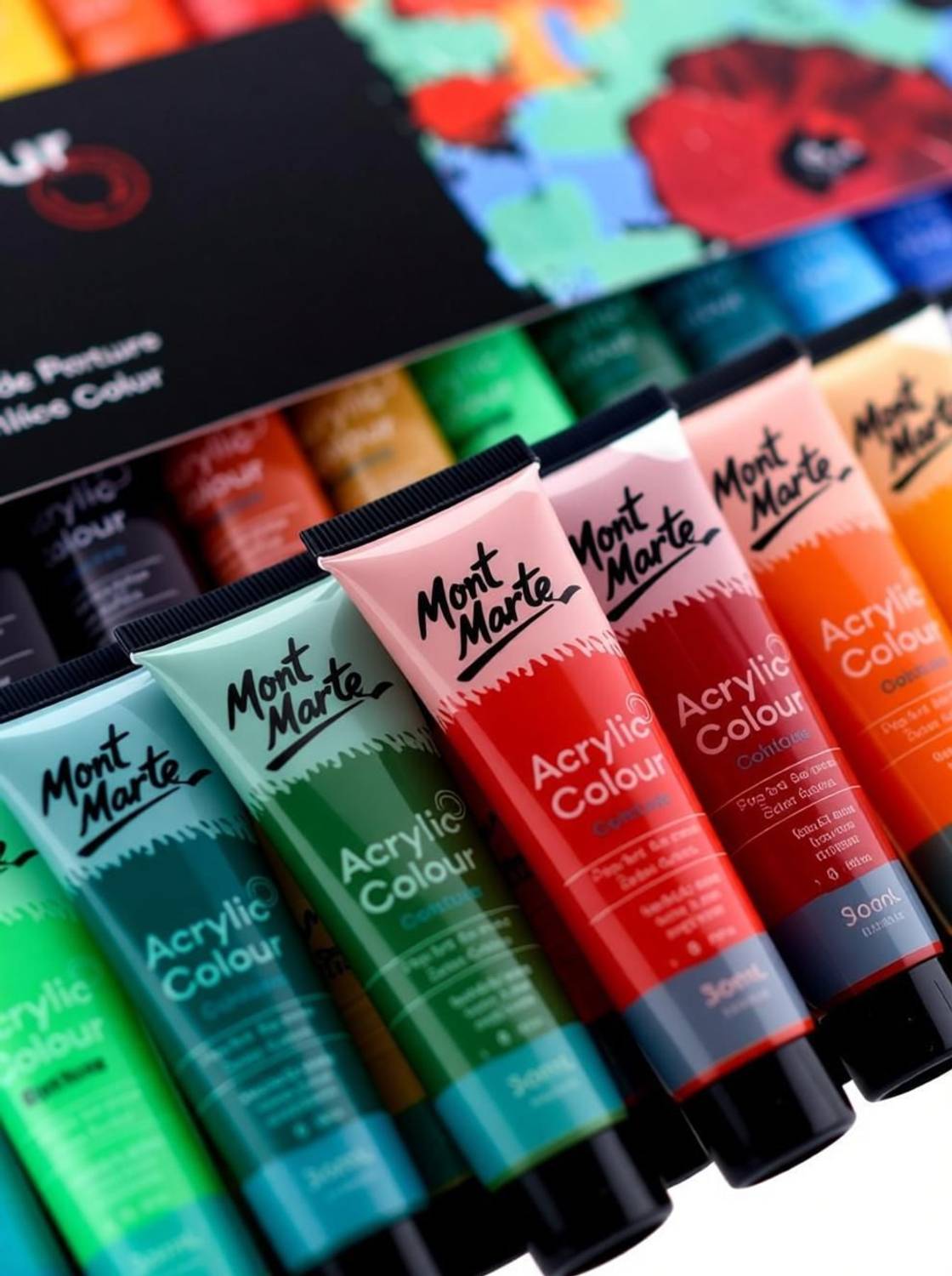 Levin Acrylic Paint Set 24 Colors 36ml Pack of 24 - Image 4