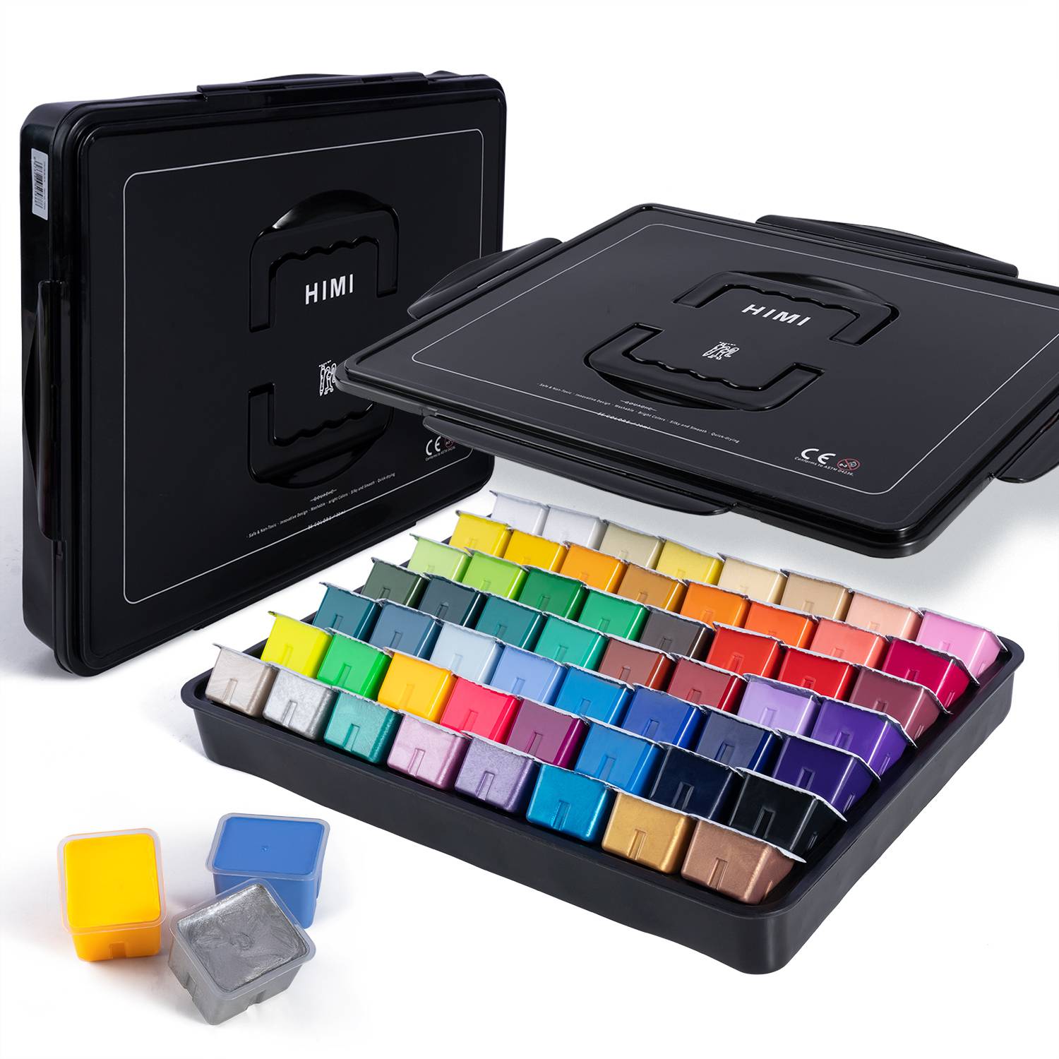 thoovi HIMI Gouache Paint 30ml 56 Colors Set - Image 2